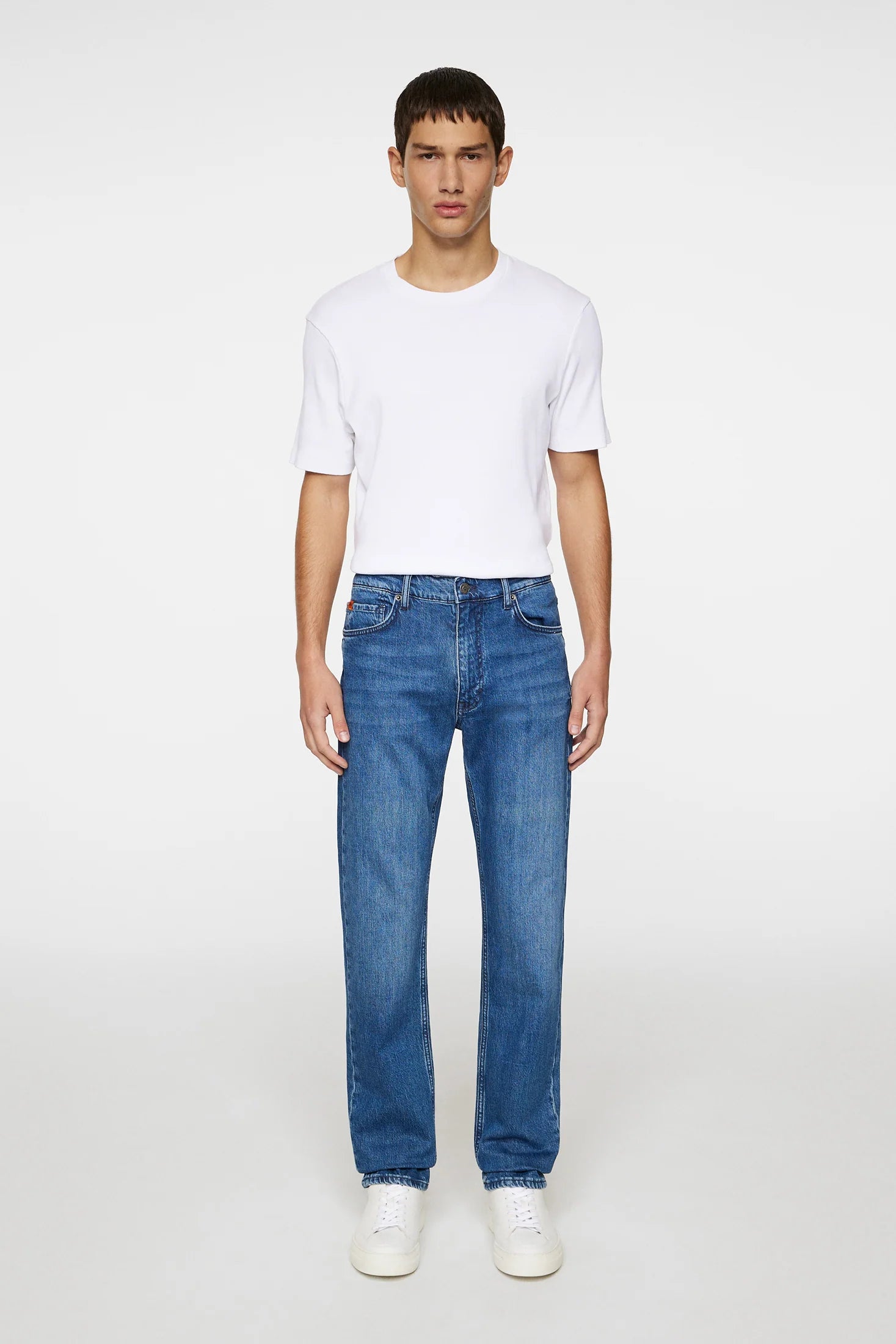 J.Lindeberg farkut sininen slim "Jax Mid Wash Slim Jeans"