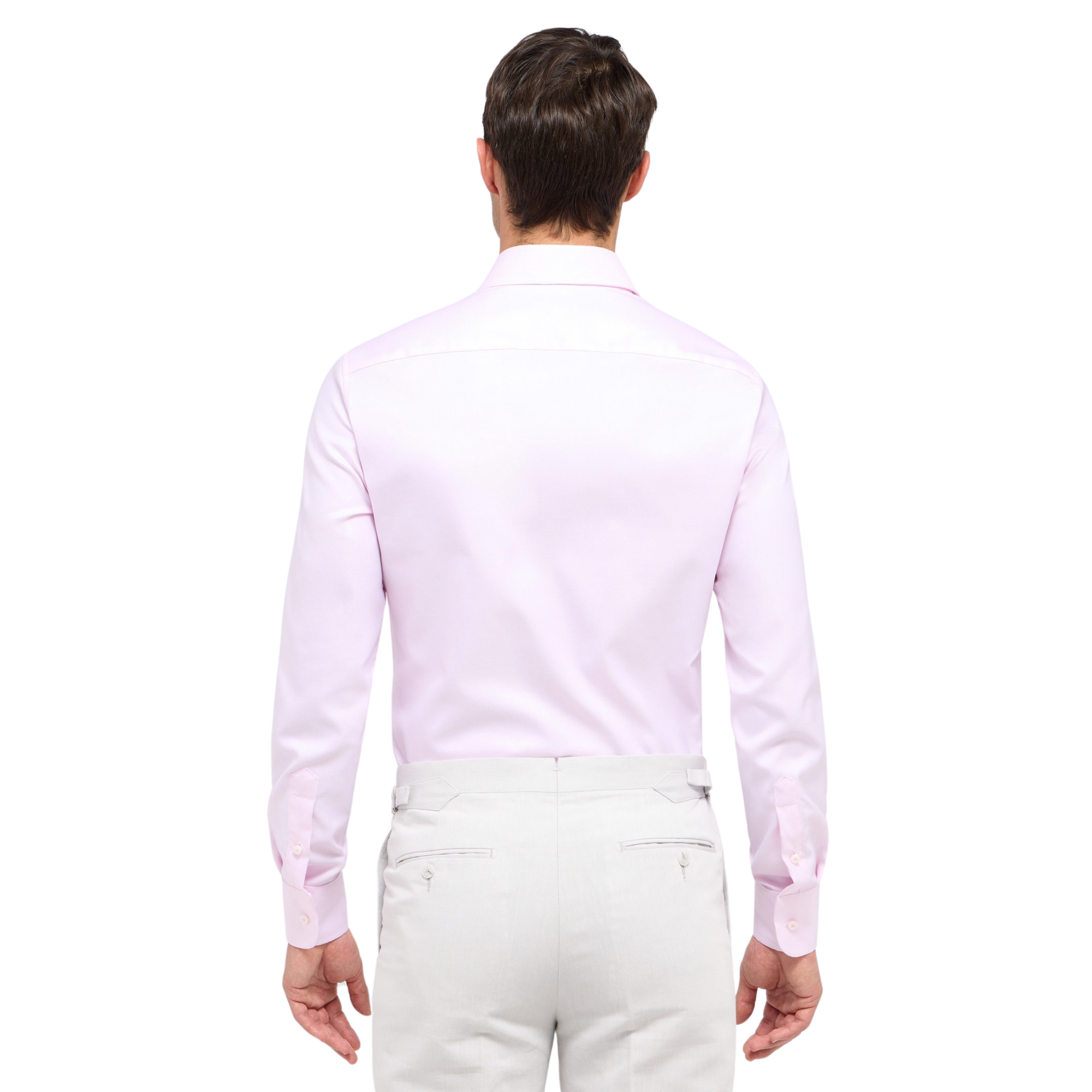 Eterna kauluspaita vaaleanpunainen slim fit "F682"