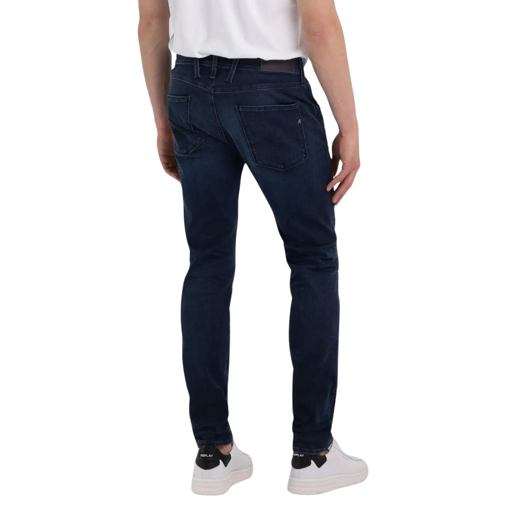 Replay joustofarkut tummansininen slim fit "Hyperflex Anbass"