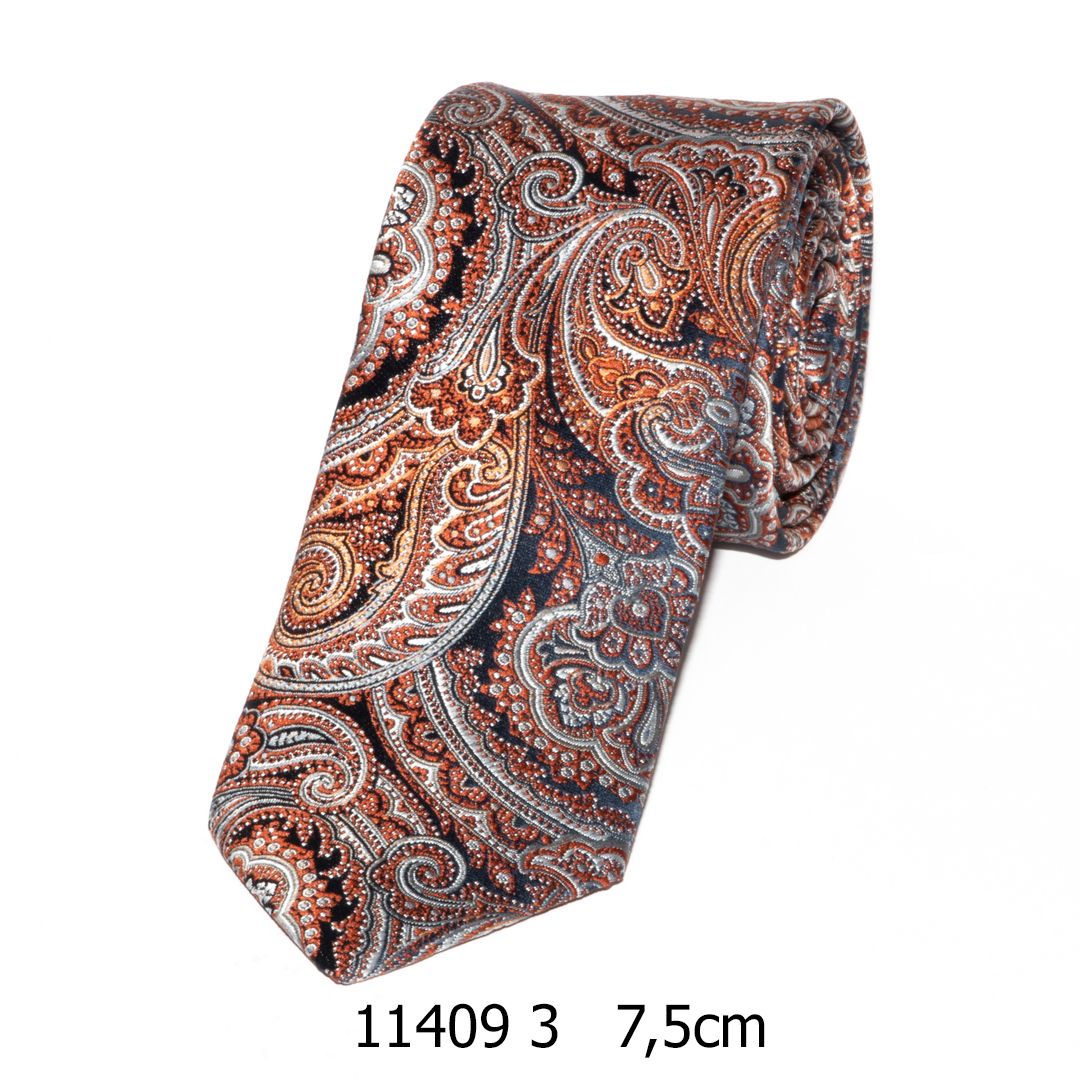 Matex solmio polyesteri paisley kupari