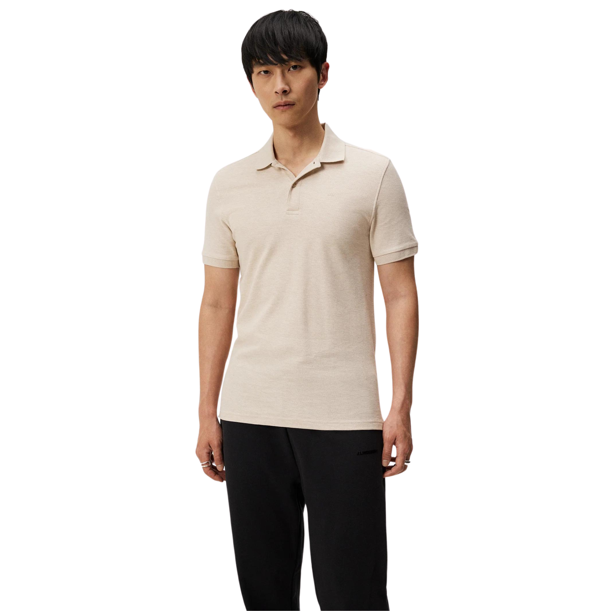 J.Lindeberg beige pikeepaita "Troy Polo Shirt"