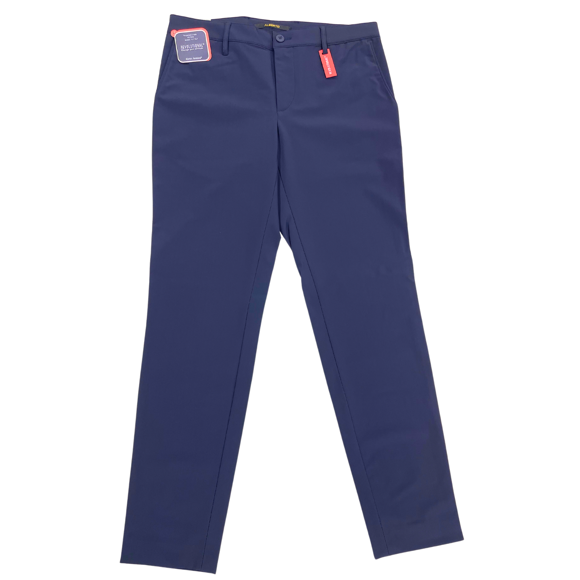 Alberto Slim fit joustochino tummansininen "Rob"