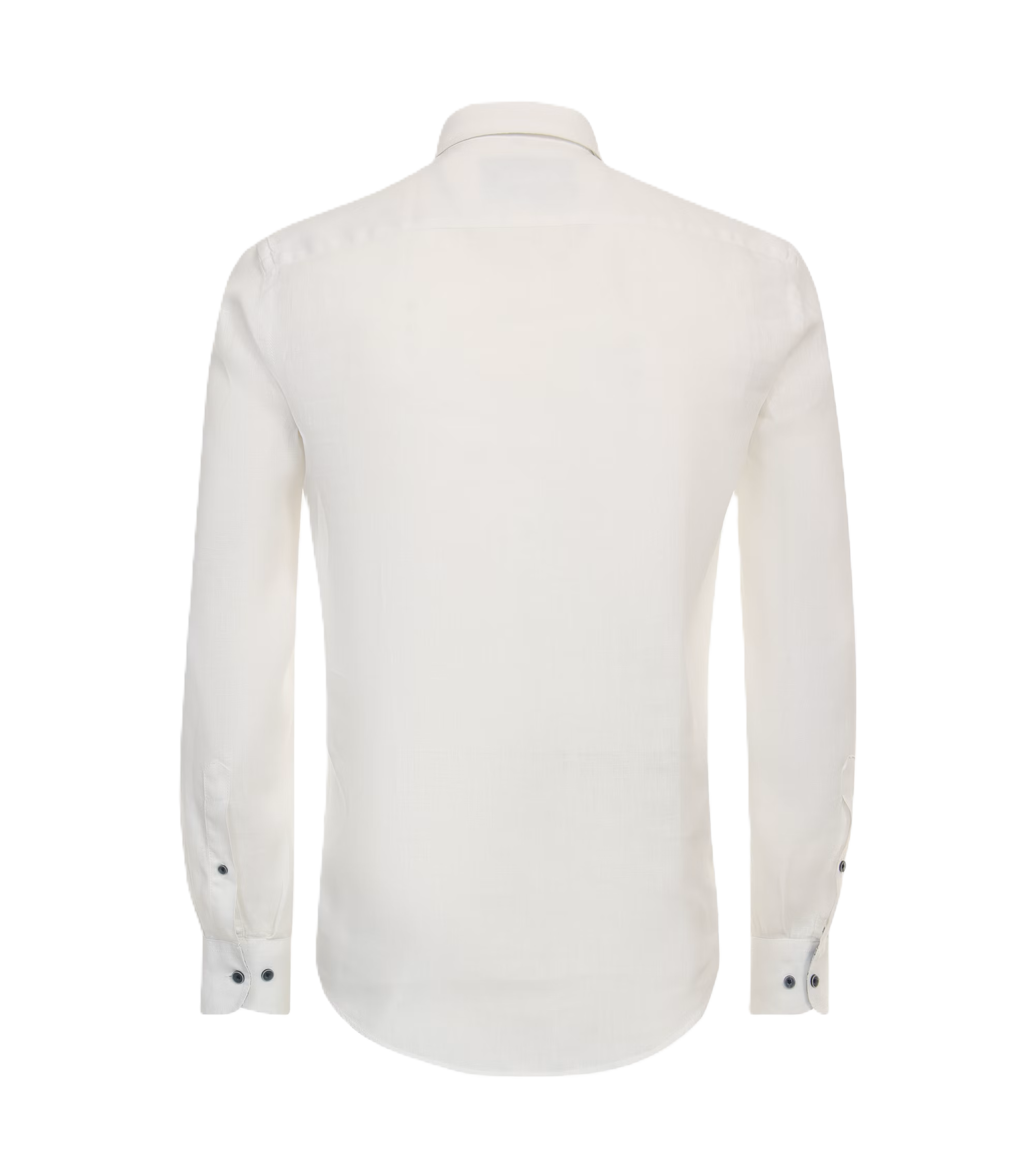 CasaModa kauluspaita valkoinen pellava casual fit