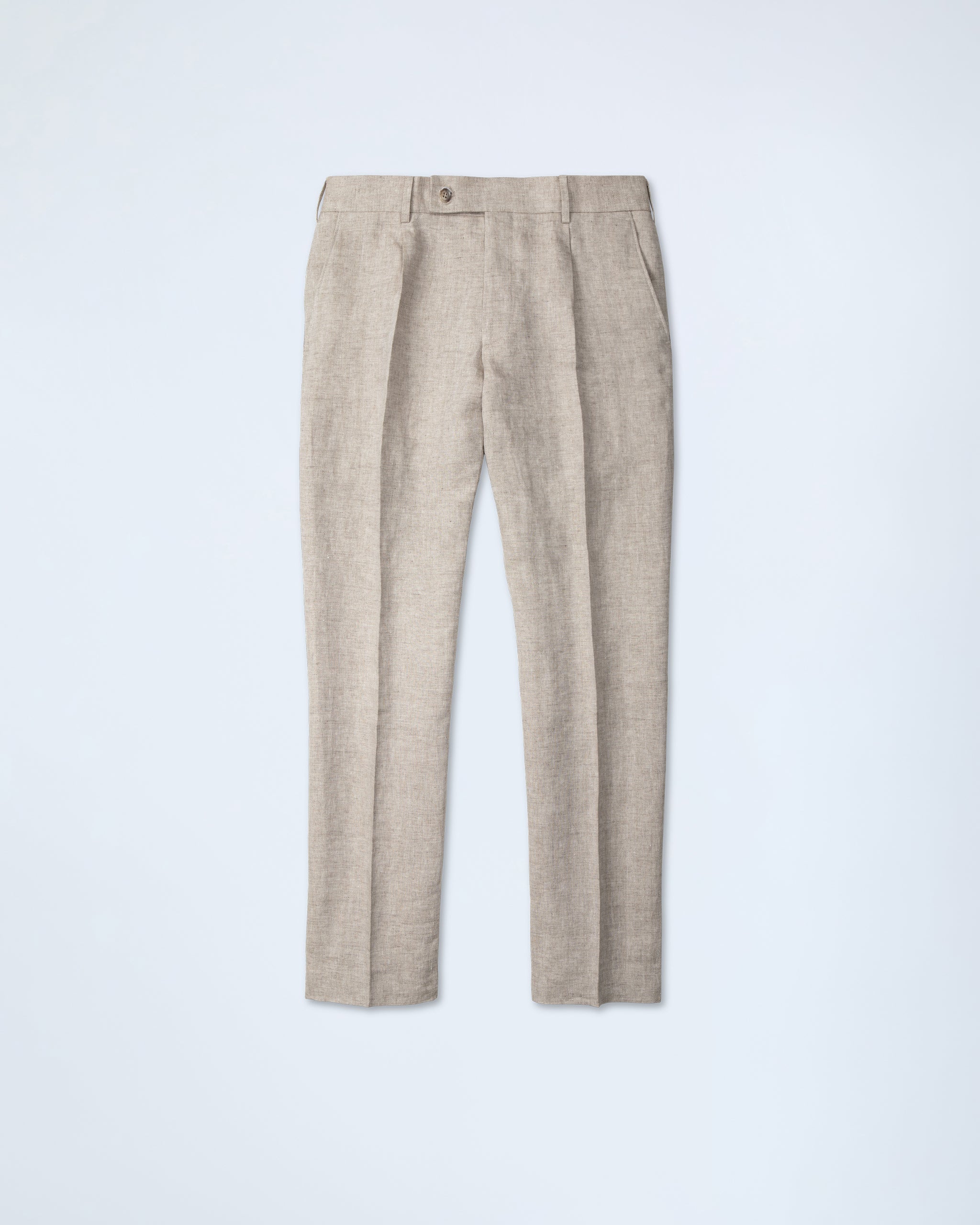 TURO vaalea pellavapuku slim fit Angelico "SAVINO+HAMPTON"