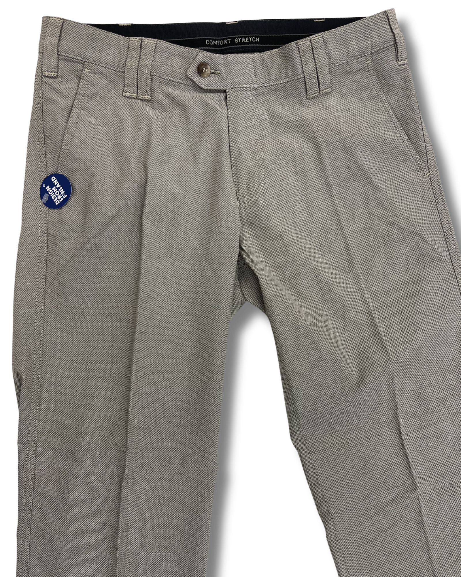 Buzo Denes puuvillahousu beige mikrostruktuuri