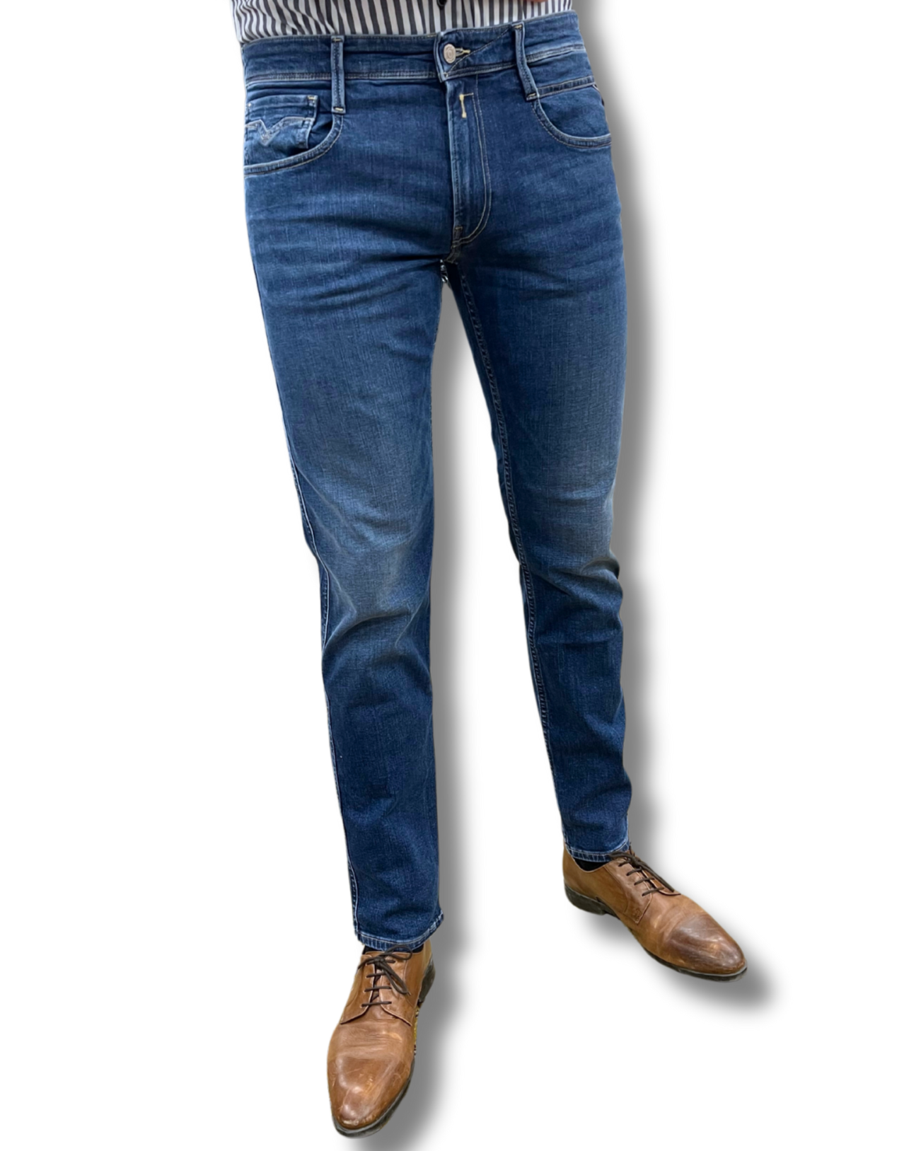 Replay siniset slim-fit "eco plus" farkut