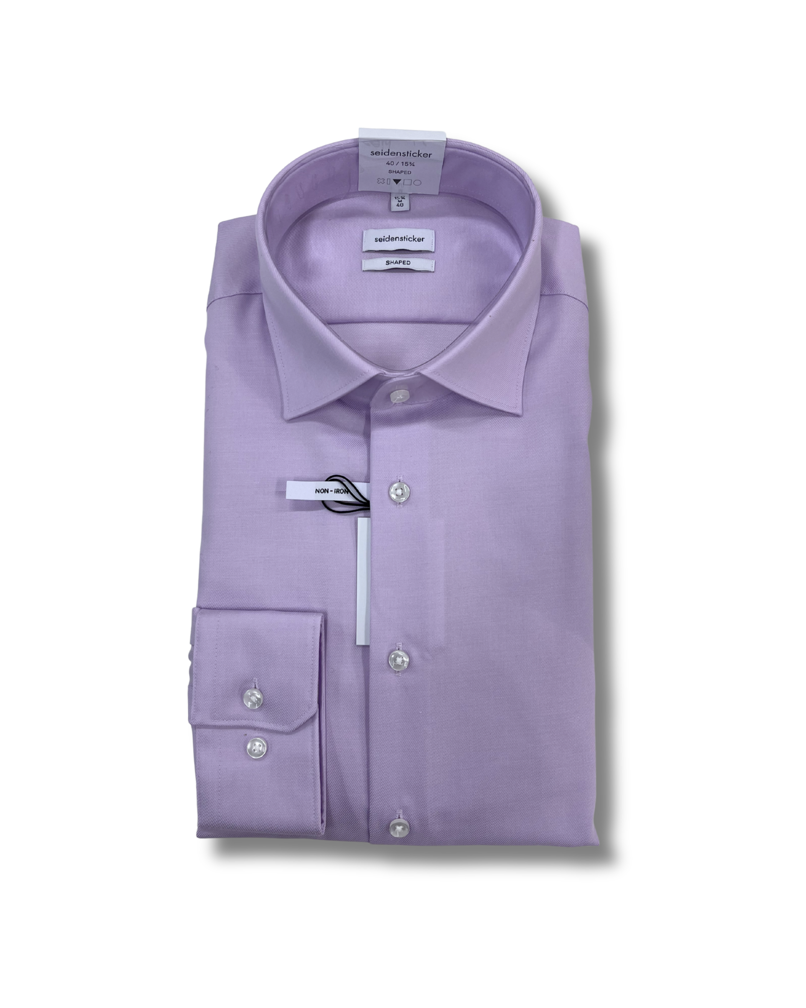 Seidensticker kauluspaita Shaped fit lila