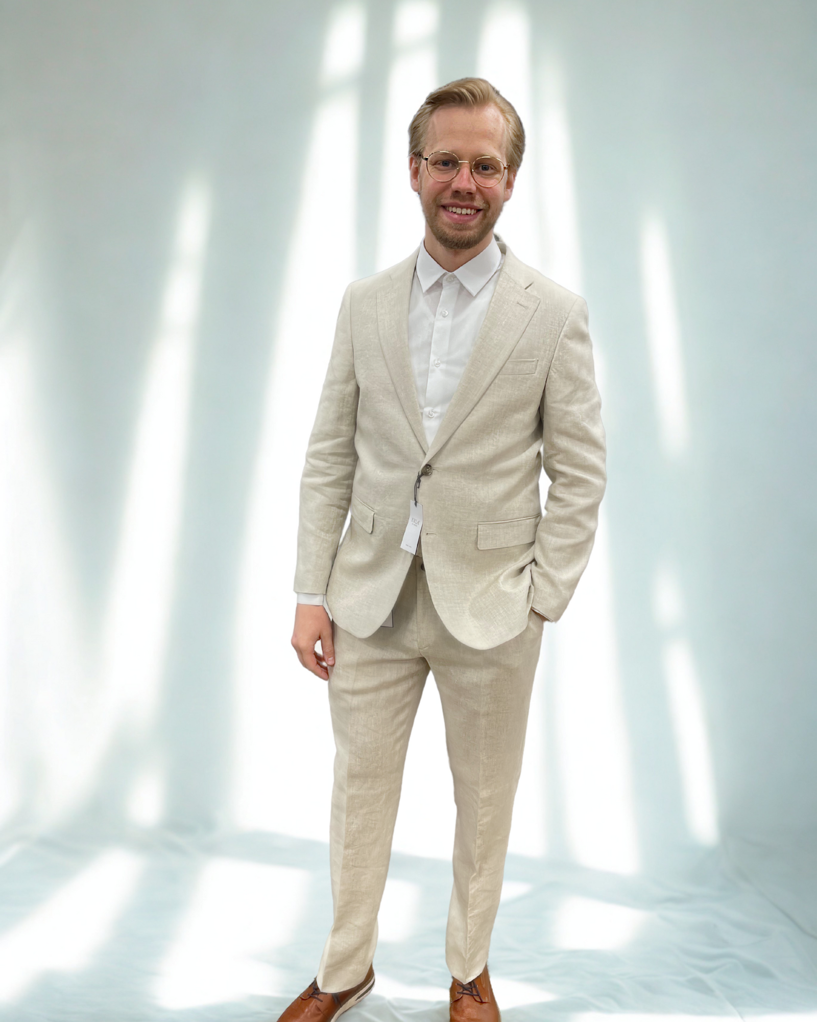Erla of Sweden puvuntakki pellava beige