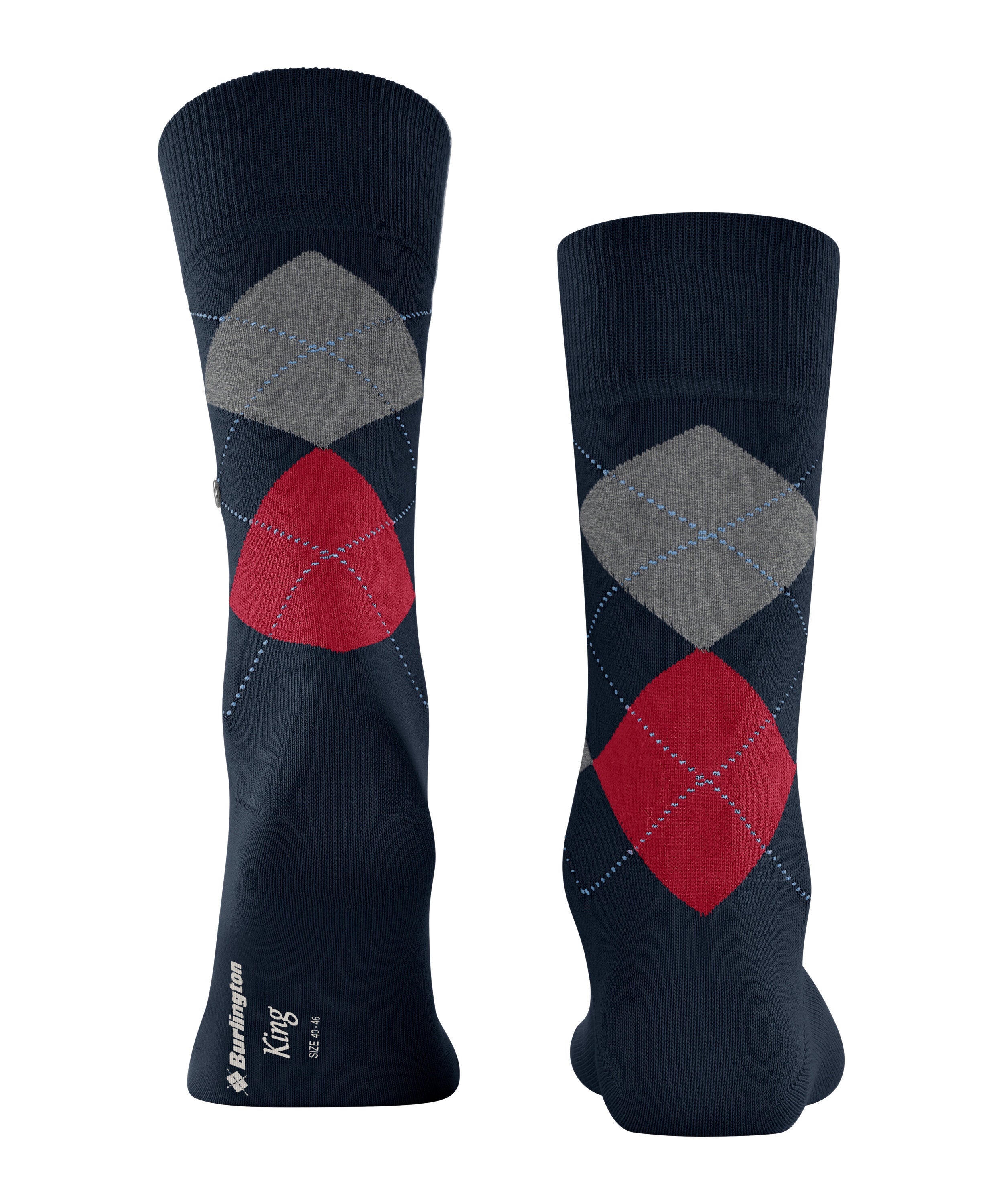 Burlington King sukat argyle-kuviolla