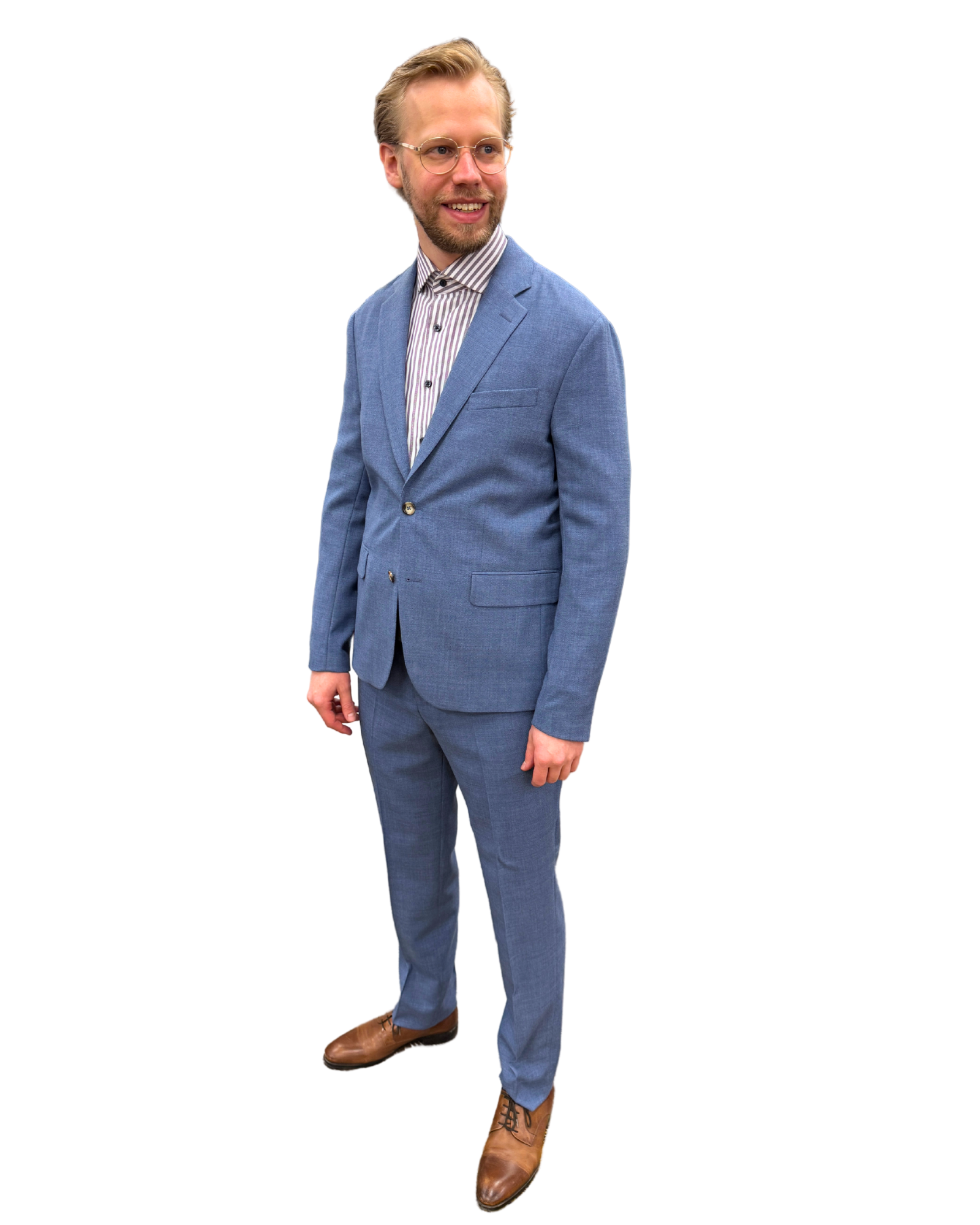 J.Lindeberg kesäinen puvuntakki sininen "Elton U Active Hopsack Blazer"
