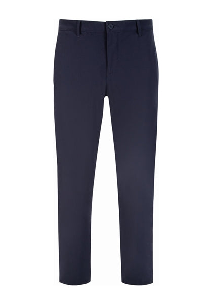 Alberto Slim fit joustochino tummansininen "Rob"