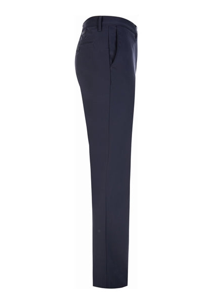 Alberto Slim fit joustochino tummansininen "Rob"