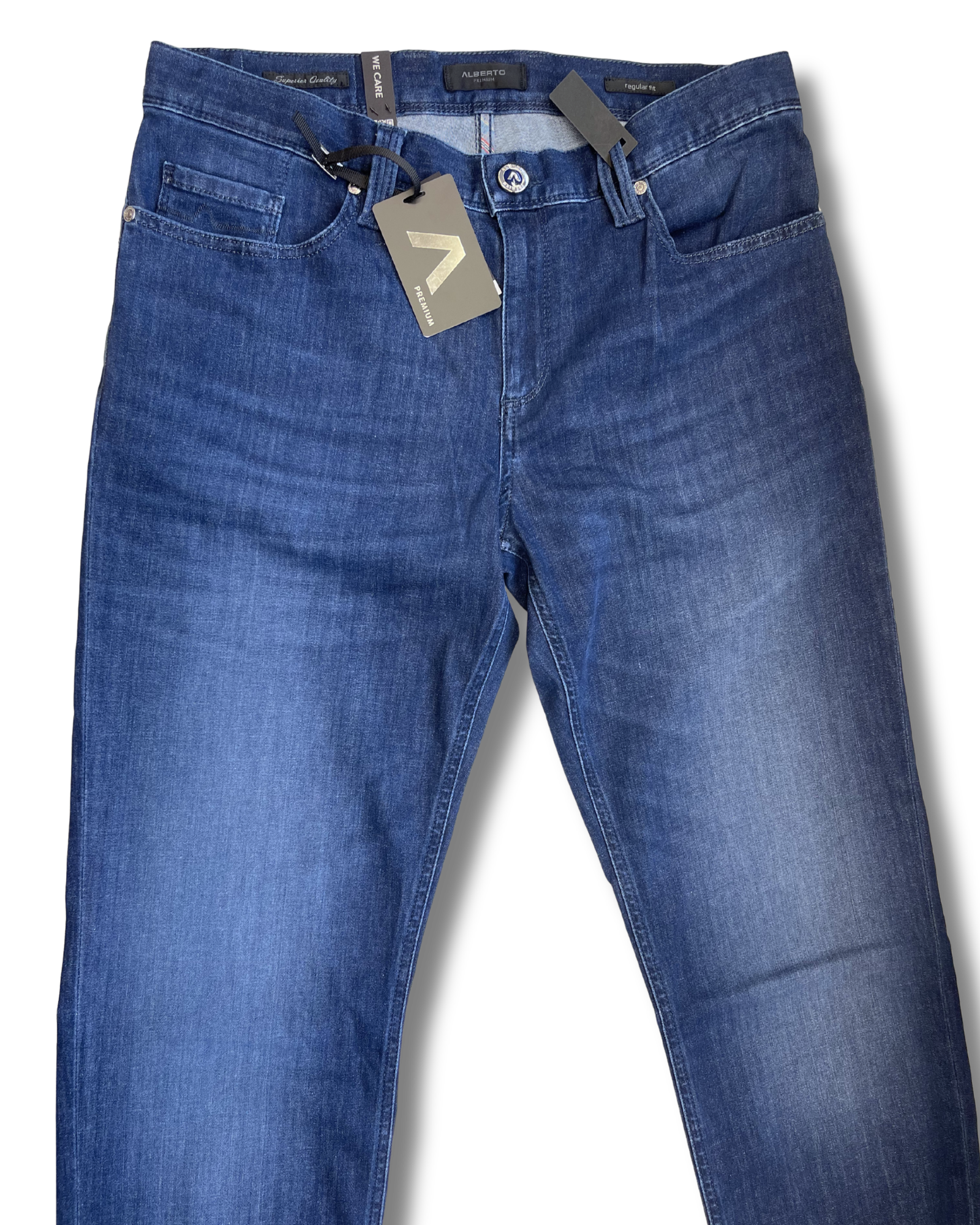 Alberto premium kesäfarkku Pipe Regular fit Sininen