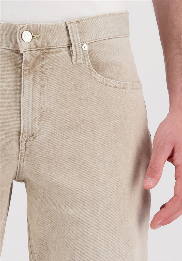 Alberto regular fit farkku organic cotton beige