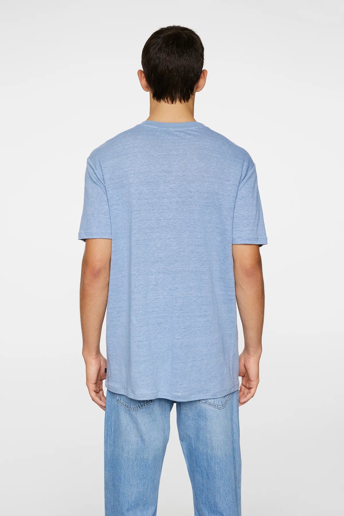 J.Lindeberg t-paita pellava sininen "Coma Linen Tee"