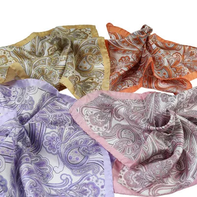 Amanda Christensen taskuliina silkki paisley