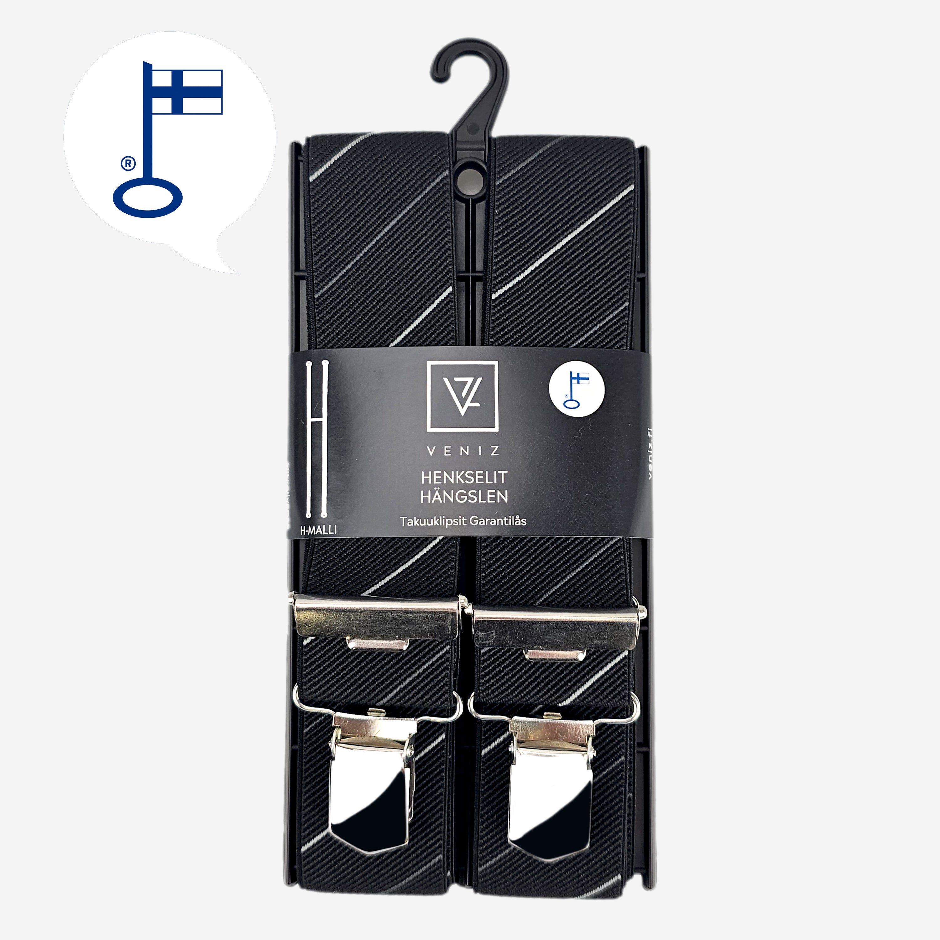 Veniz olkaimet musta raidallinen