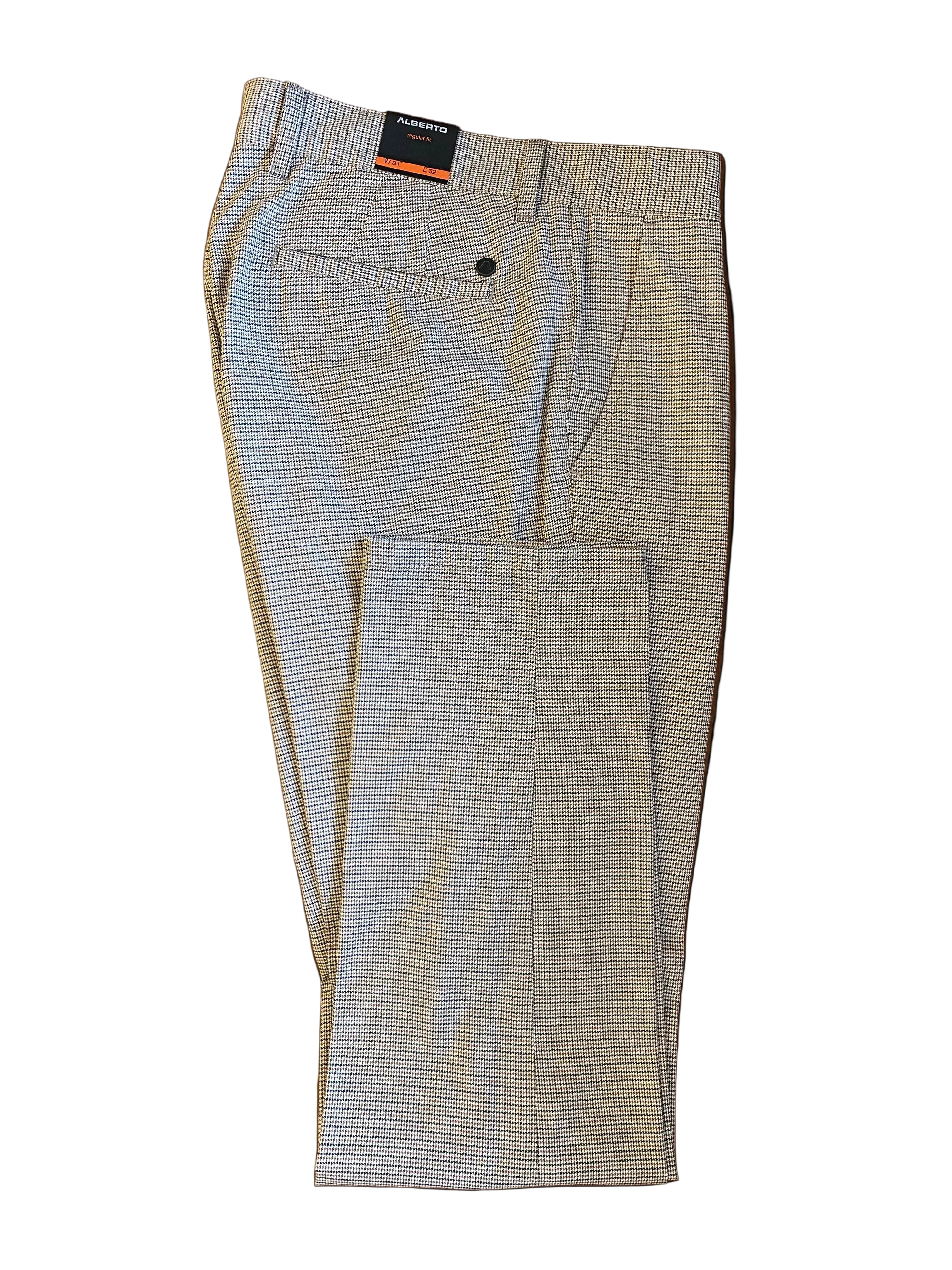 Alberto housu Lou-J-PL Regular fit Ruutu vekkihousu