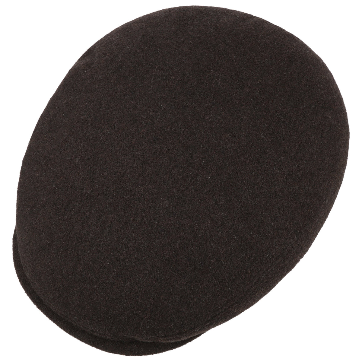 Stetson "Driver Cap" tummanruskea lakki korvaläpillä