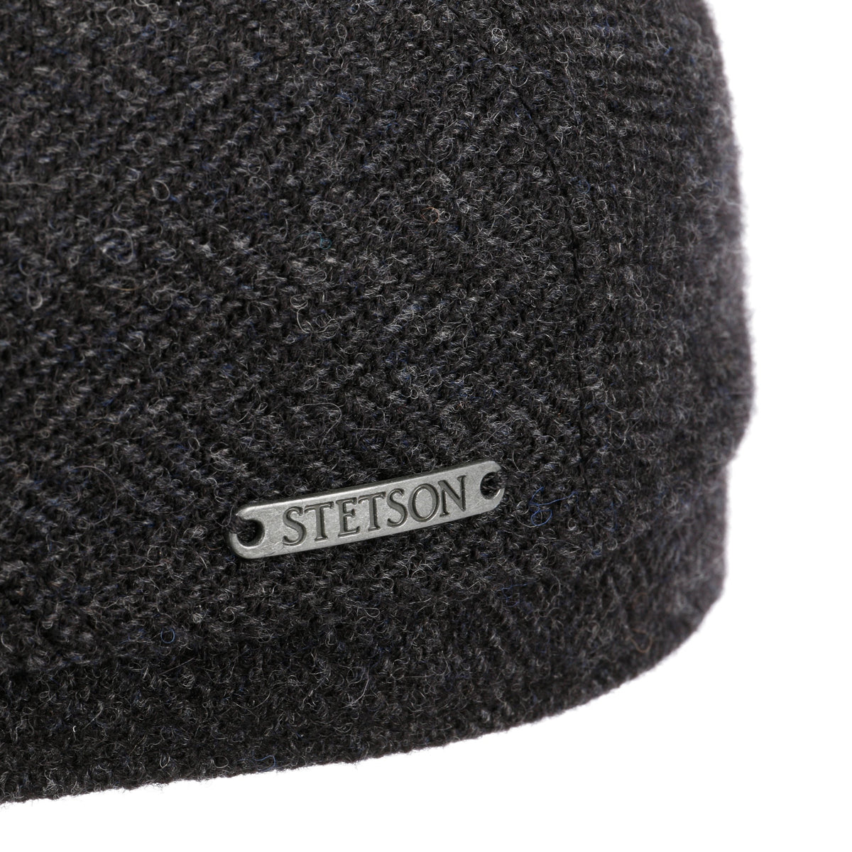Stetsonin lippalakki tummanharmaa "Herringbone Driver Cap"
