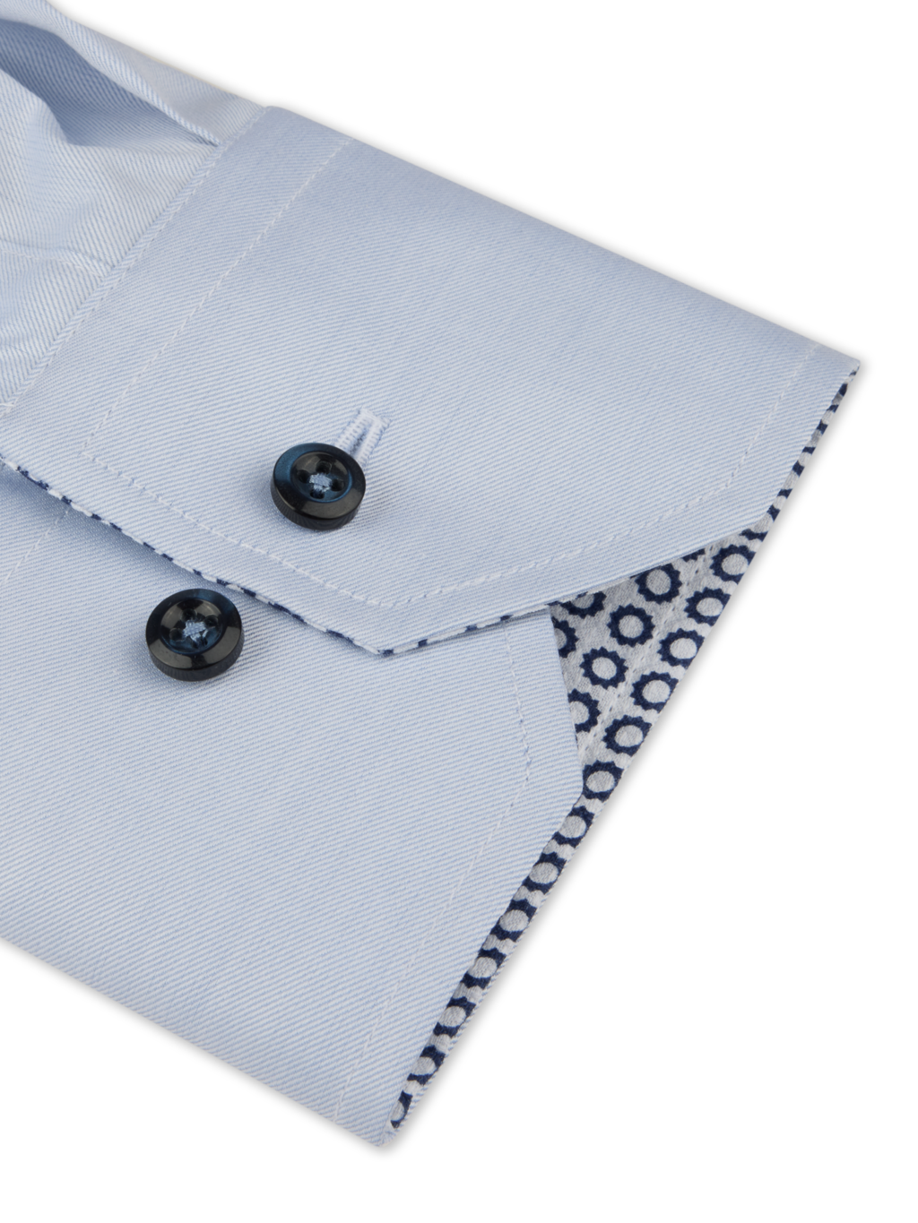 Stenströms kauluspaita vaaleansininen kontrastivärein regular fit