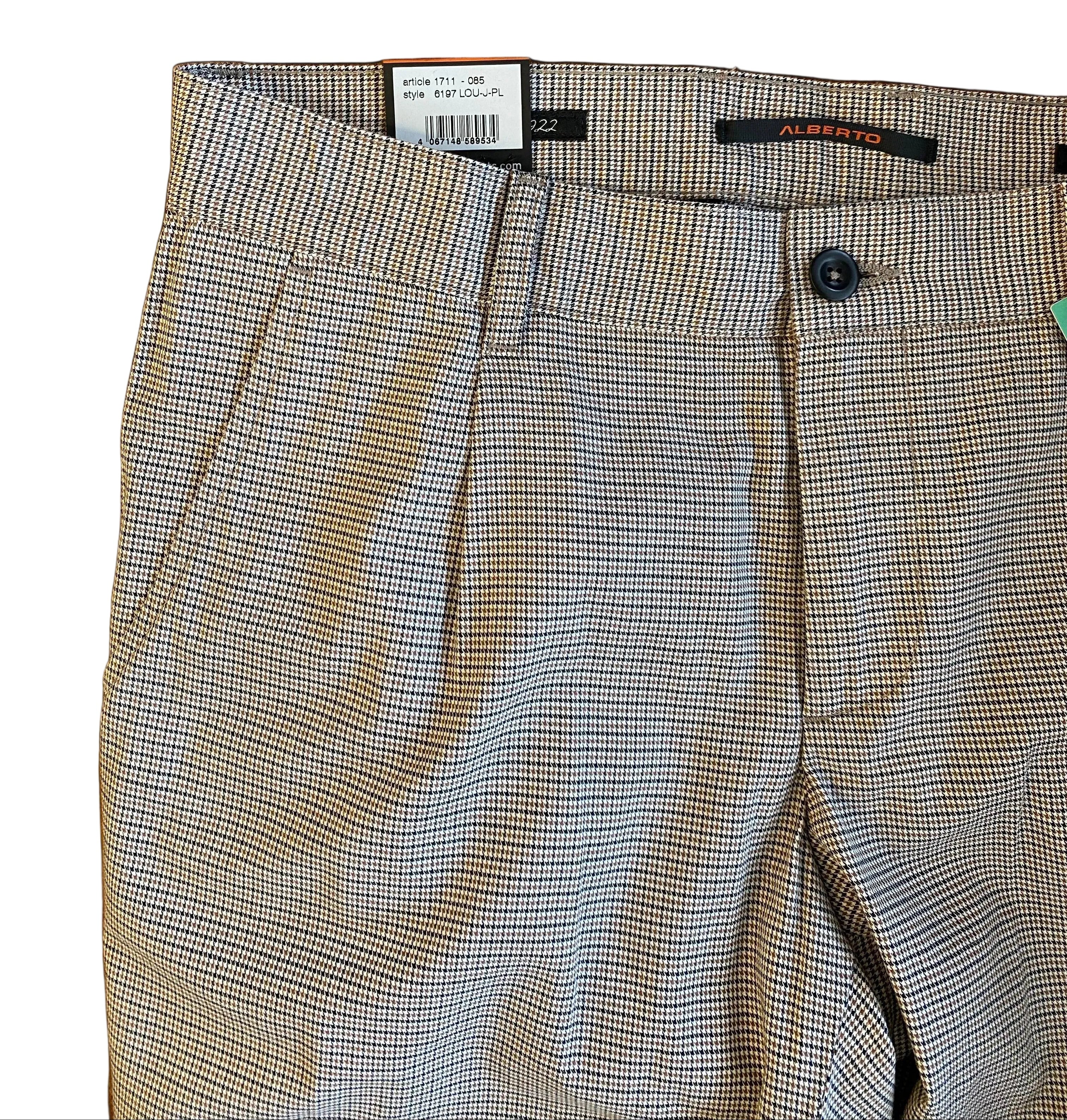 Alberto housu Lou-J-PL Regular fit Ruutu vekkihousu