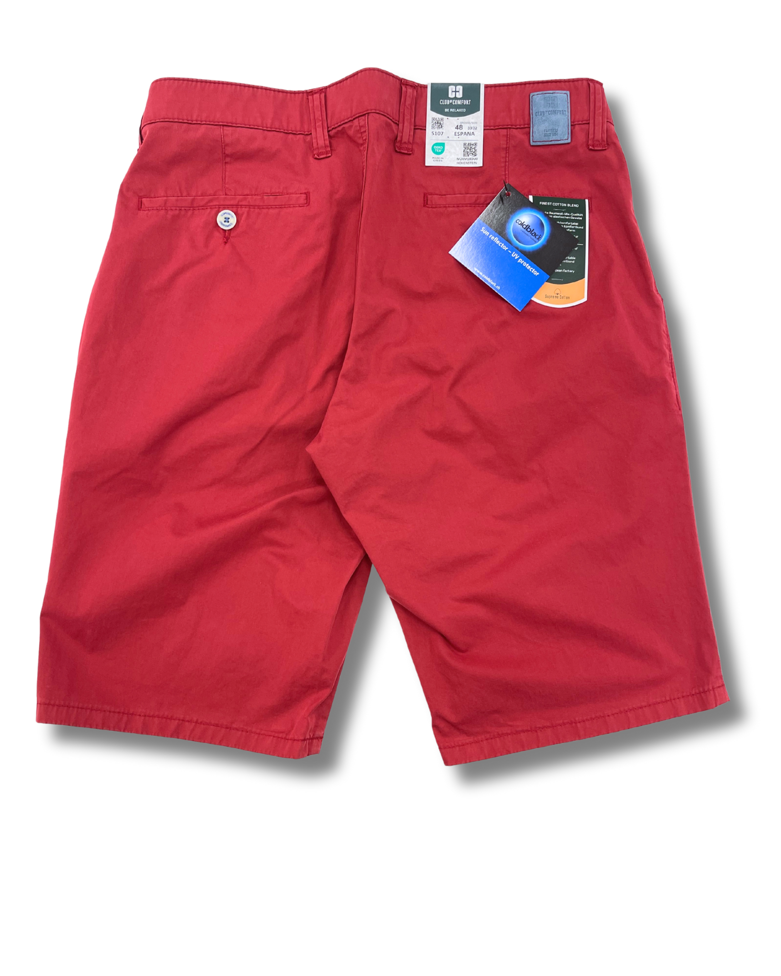 Club of Comfort punaiset shortsit ”Espana”