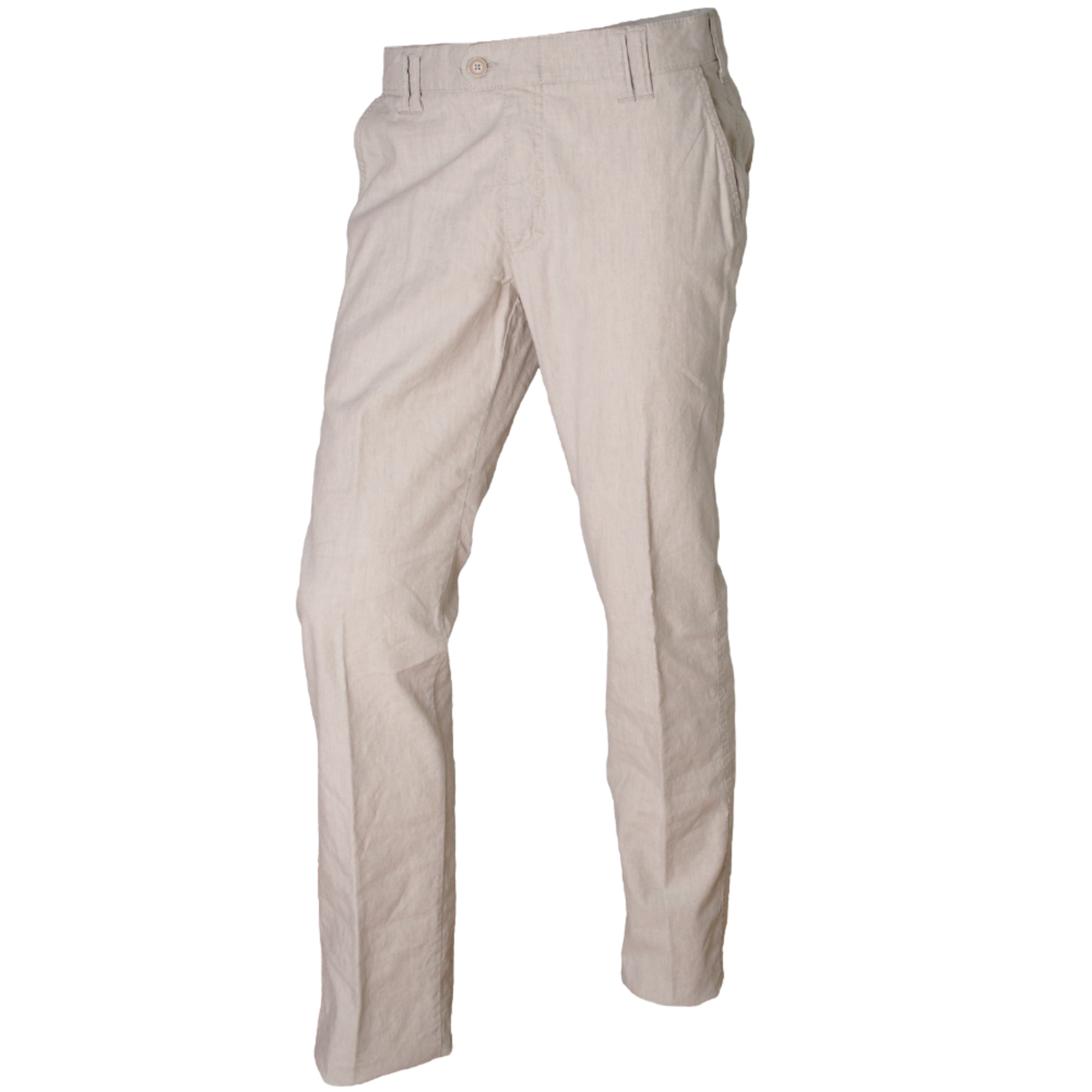 Buzo Denes vaaleat pellavahousut regular fit