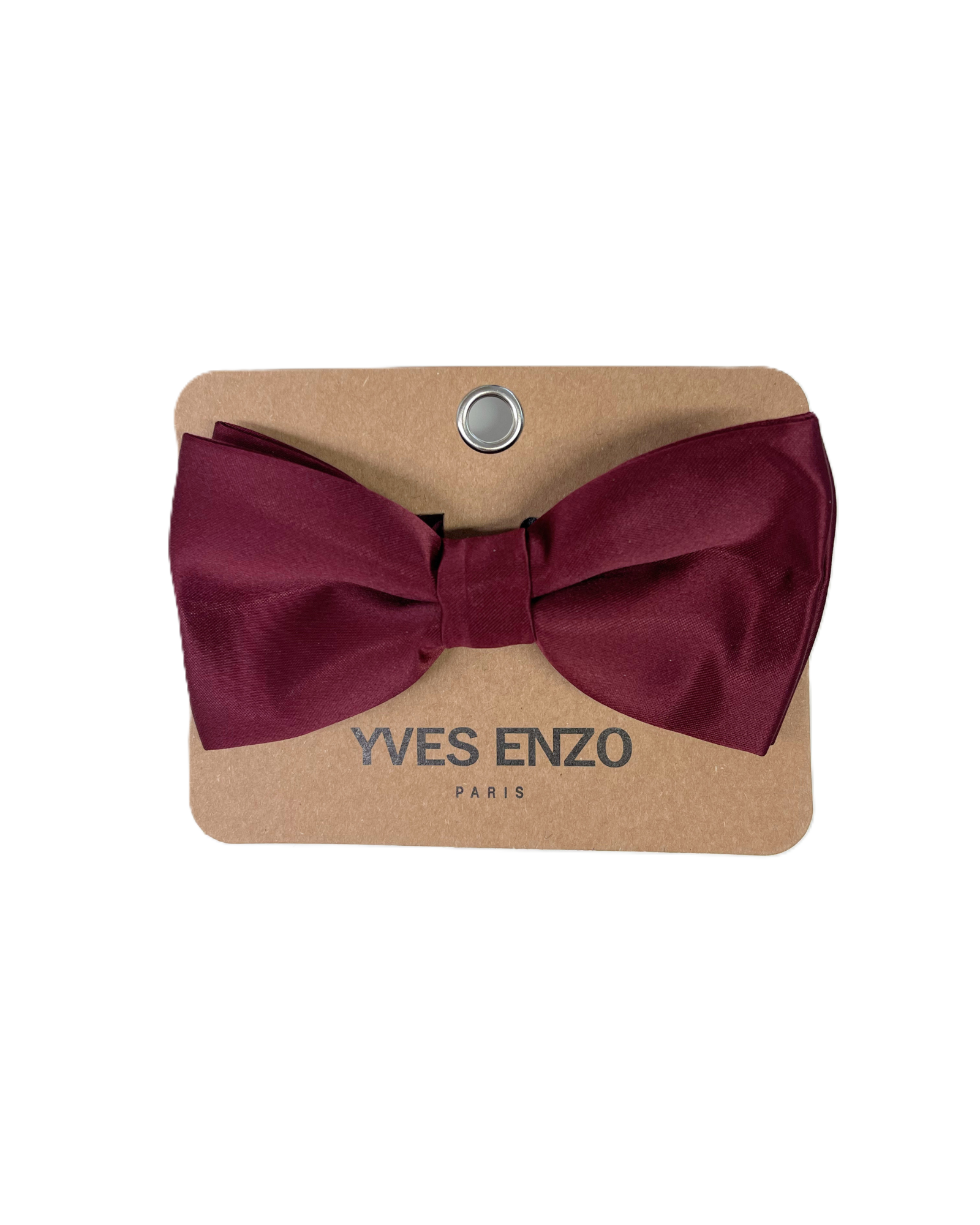 Yves Enzo viininpunainen rusetti