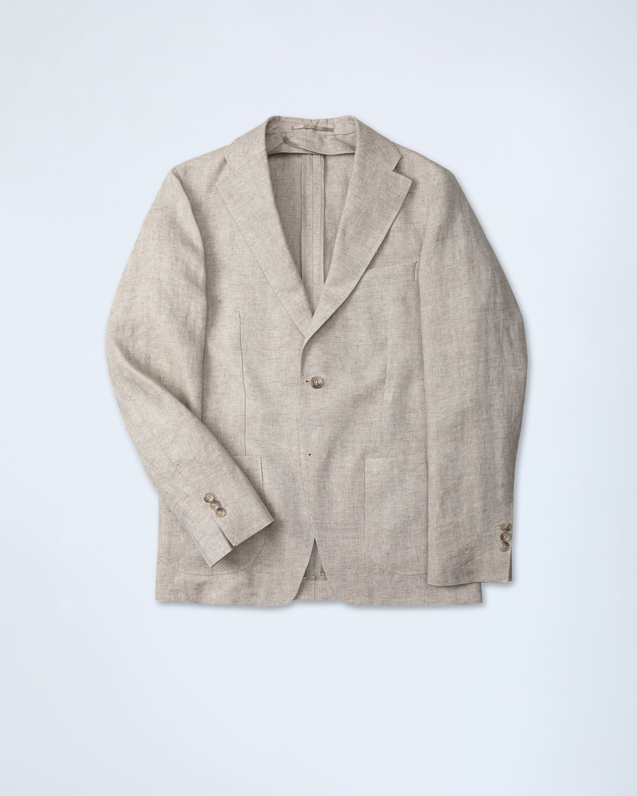 TURO vaalea pellavapuku slim fit Angelico "SAVINO+HAMPTON"