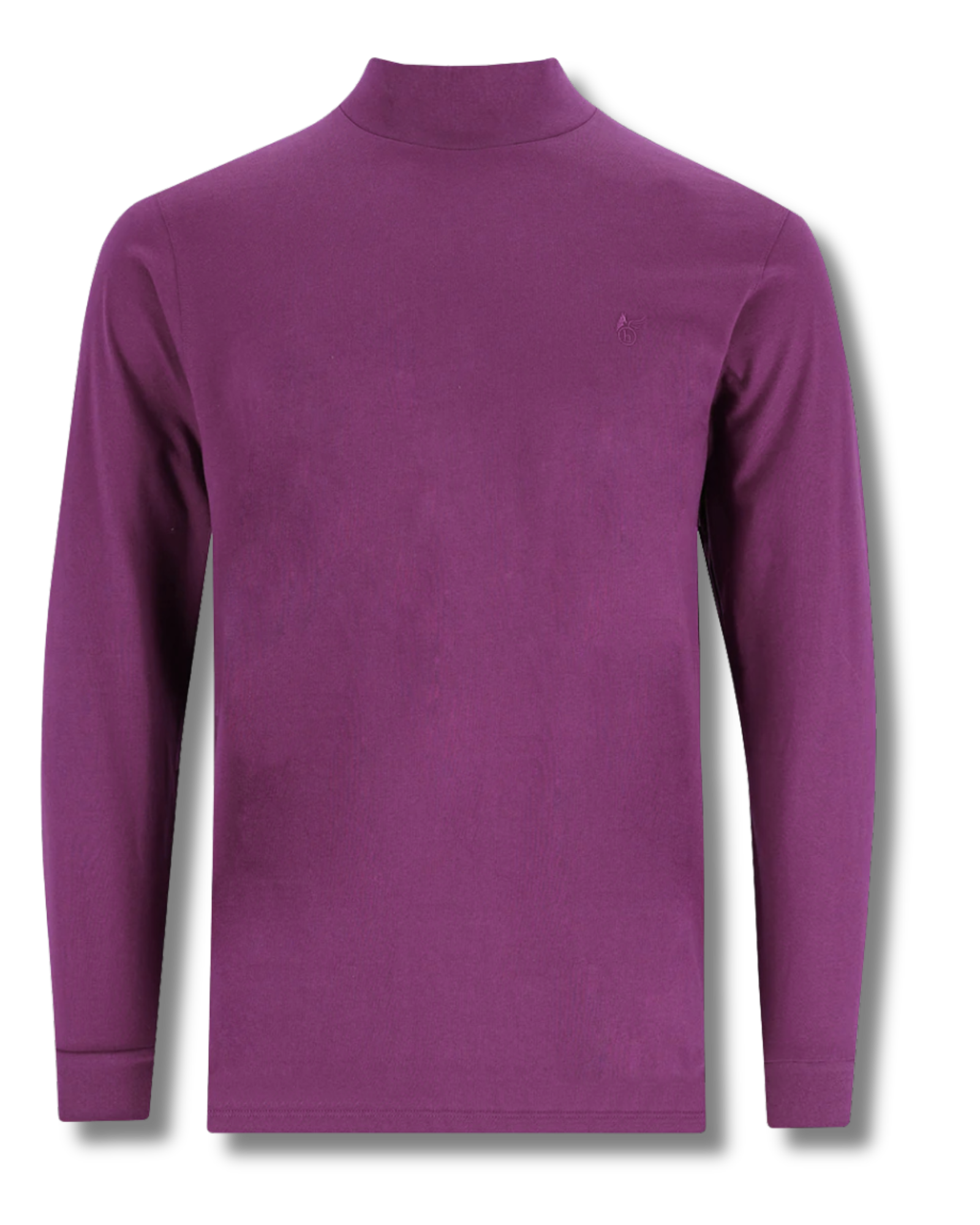 Hajo trikoopaita kilpikonnakauluksella violetti