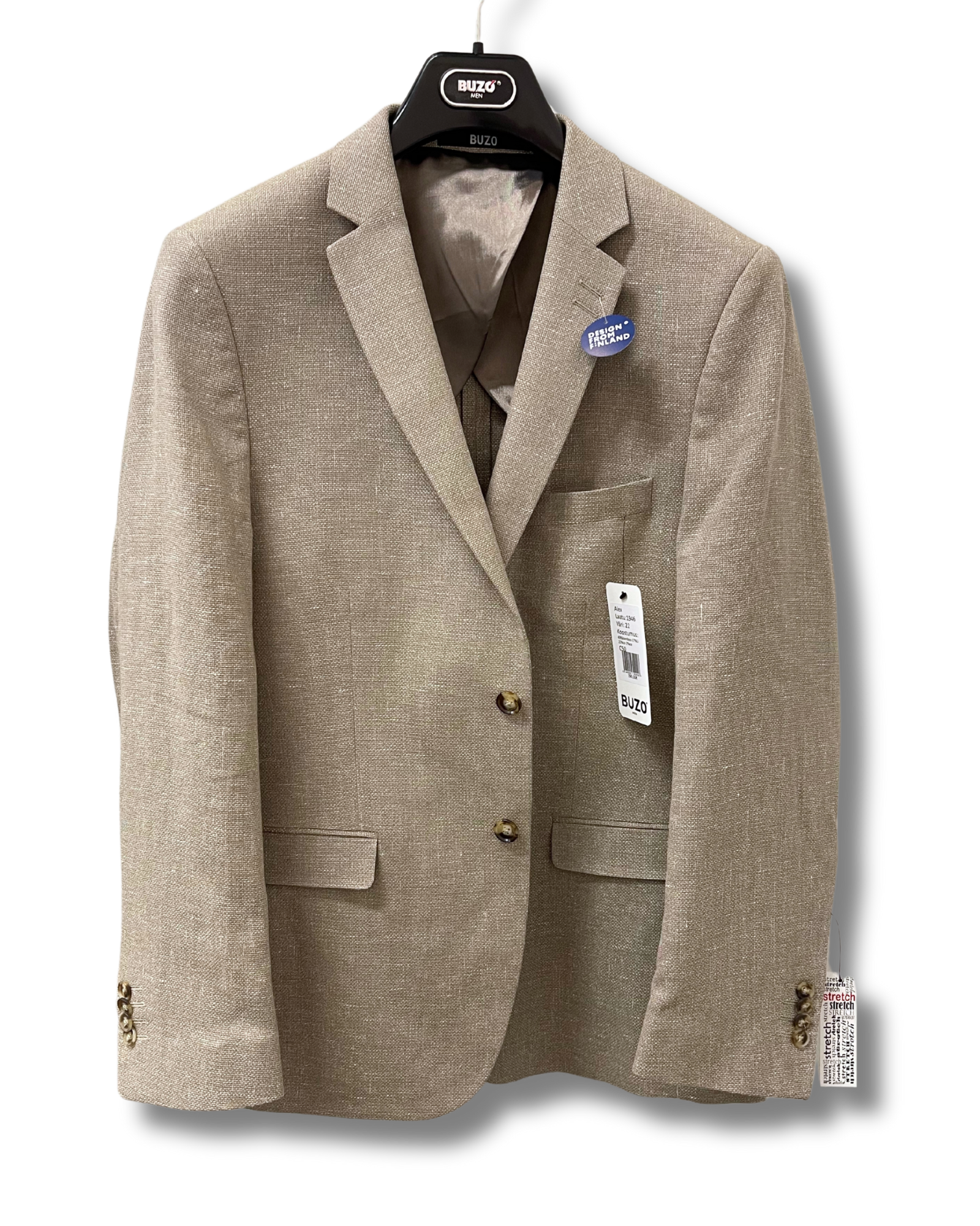 Buzo bleiseri beige pellava "Alex"