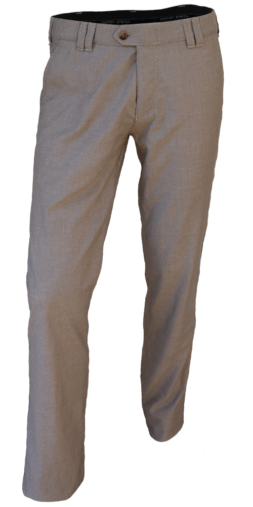 Buzo Denes puuvillahousu beige mikrostruktuuri