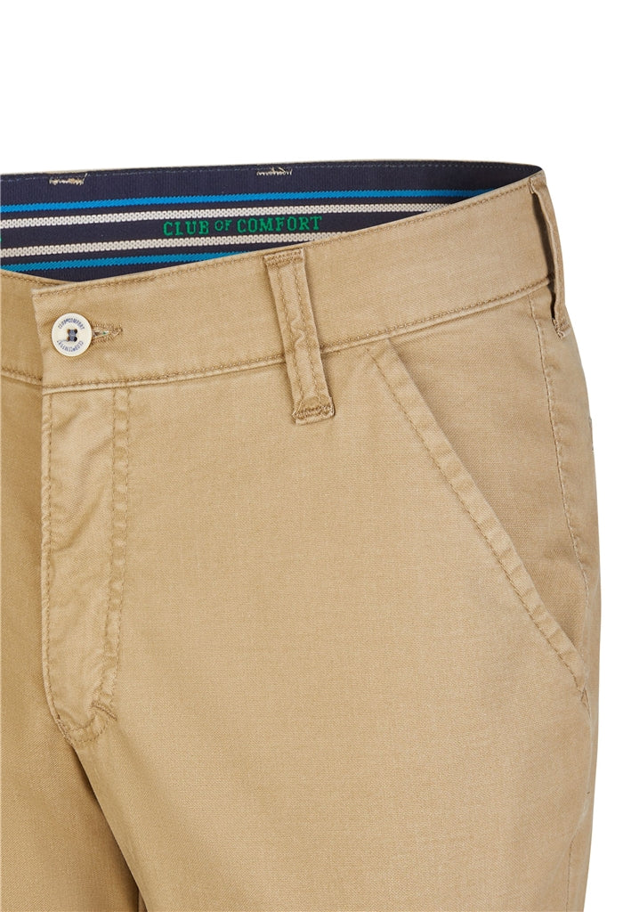 Club of Comfort Garvey regular fit kesähousut beige coolmax