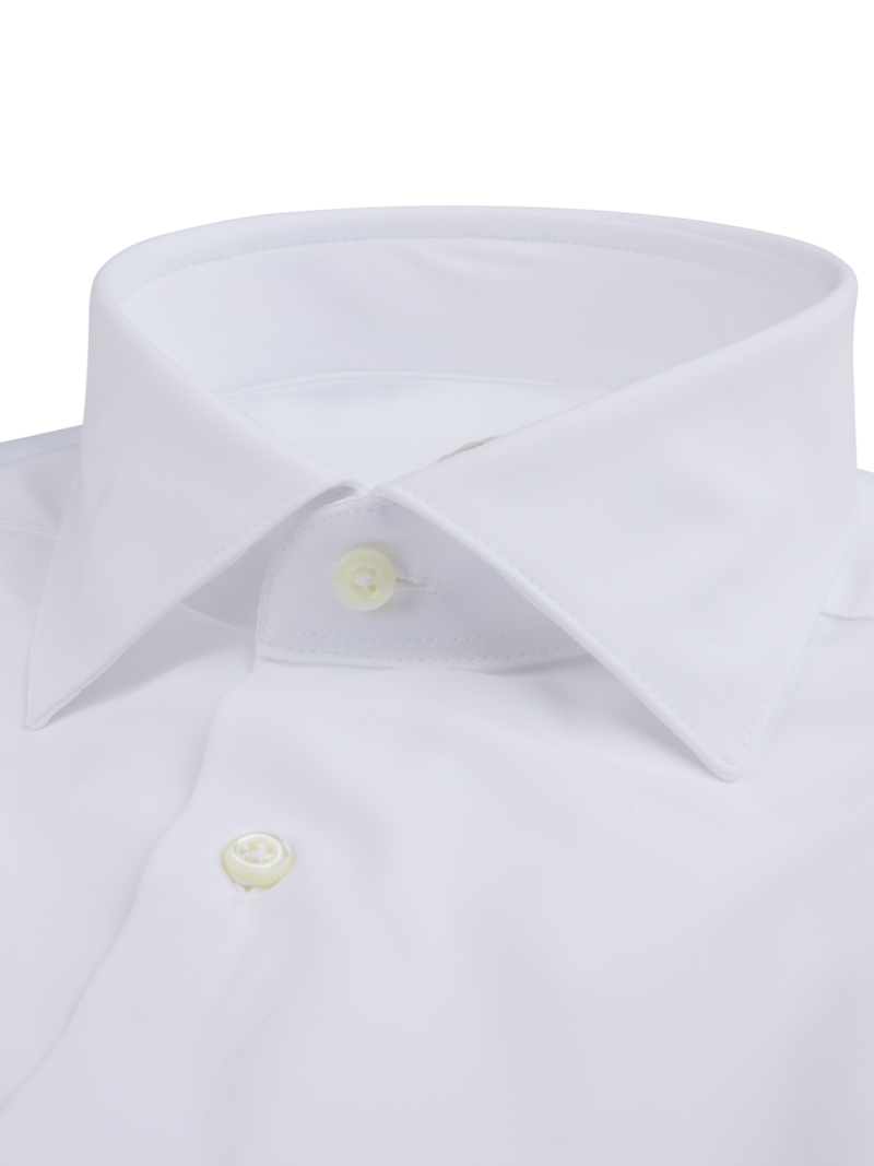 Stenströms jersey kauluspaita valkoinen slimline