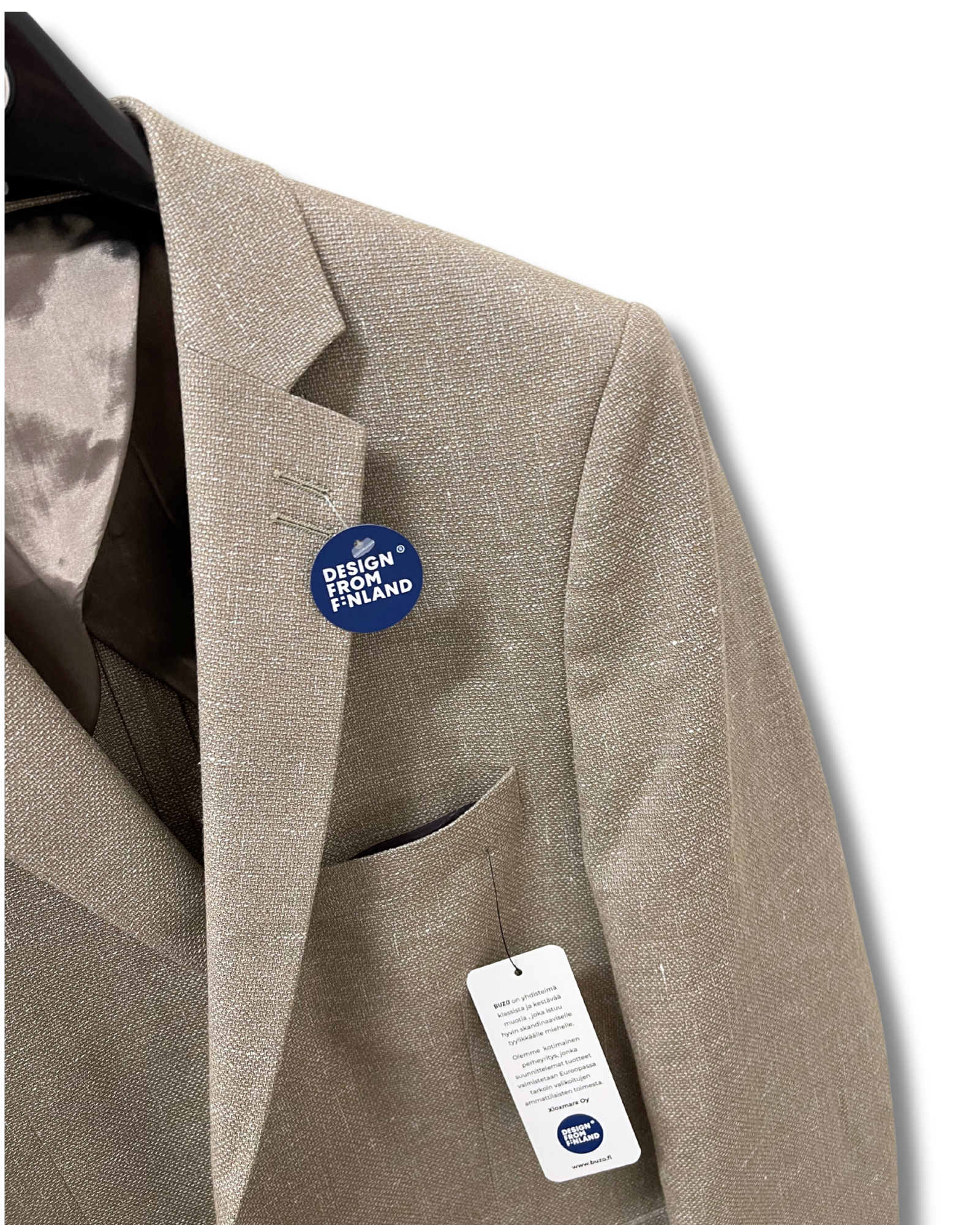 Buzo bleiseri beige pellava "Alex"