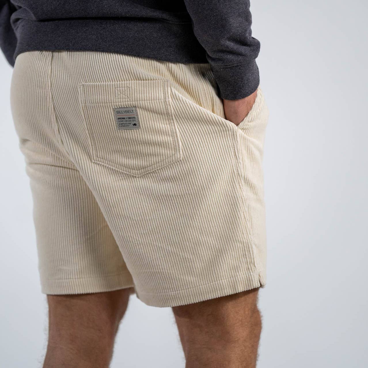 BILLYBELT - Samettishortsit "ivory"