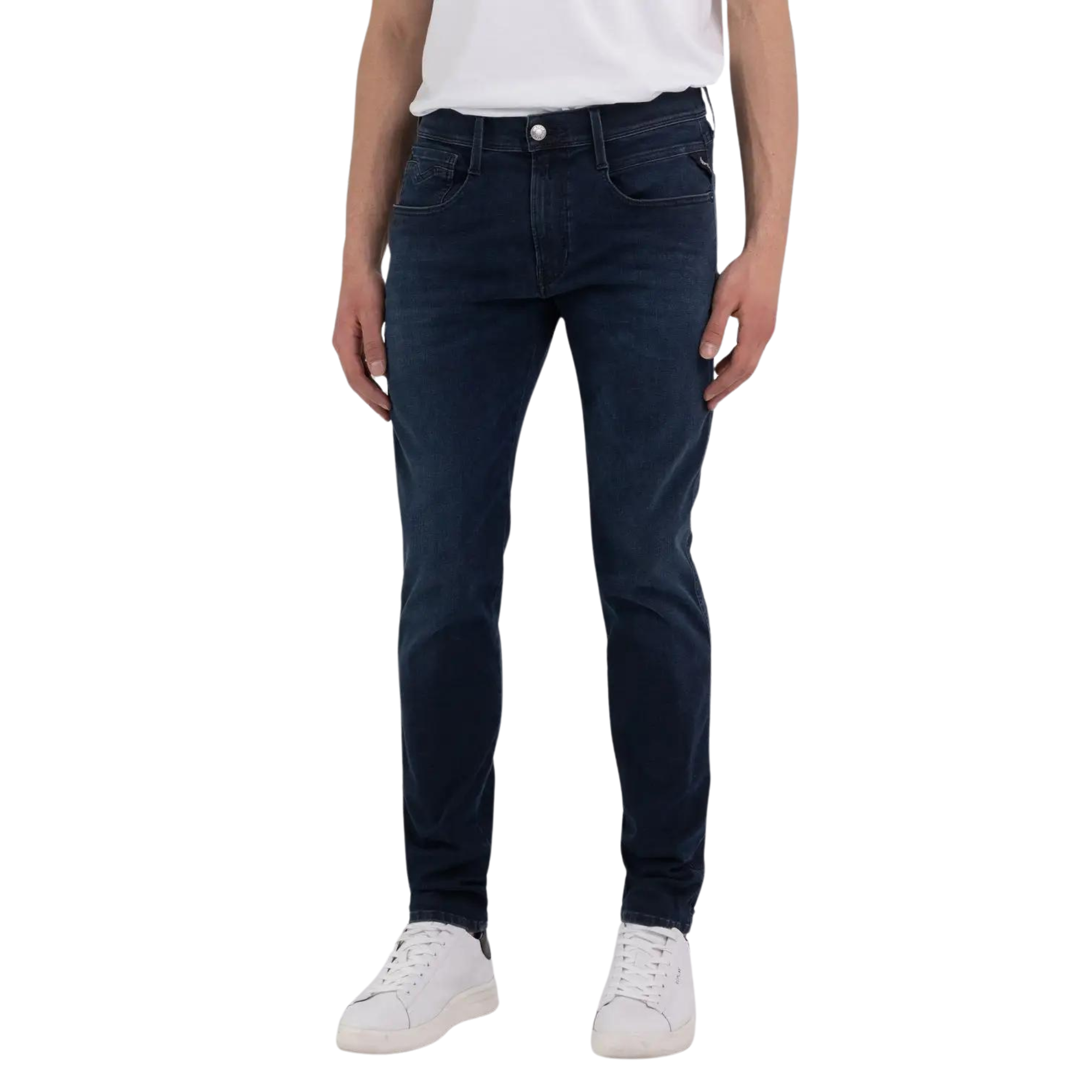 Replay joustofarkut tummansininen slim fit "Hyperflex Anbass"