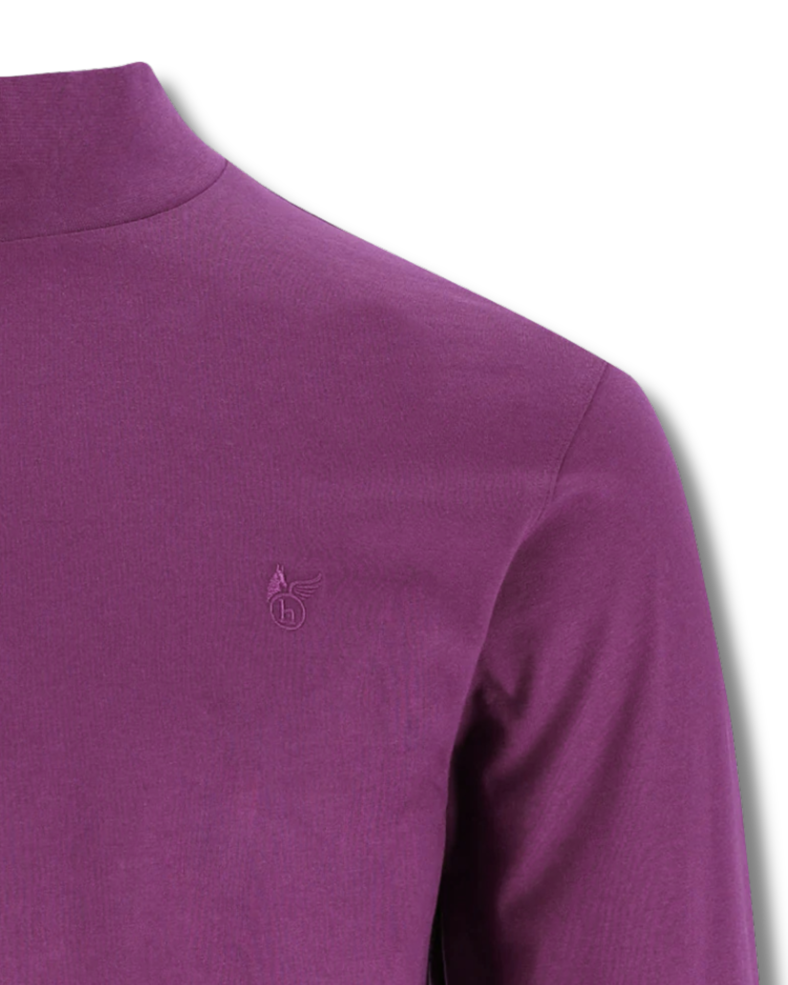 Hajo trikoopaita kilpikonnakauluksella violetti