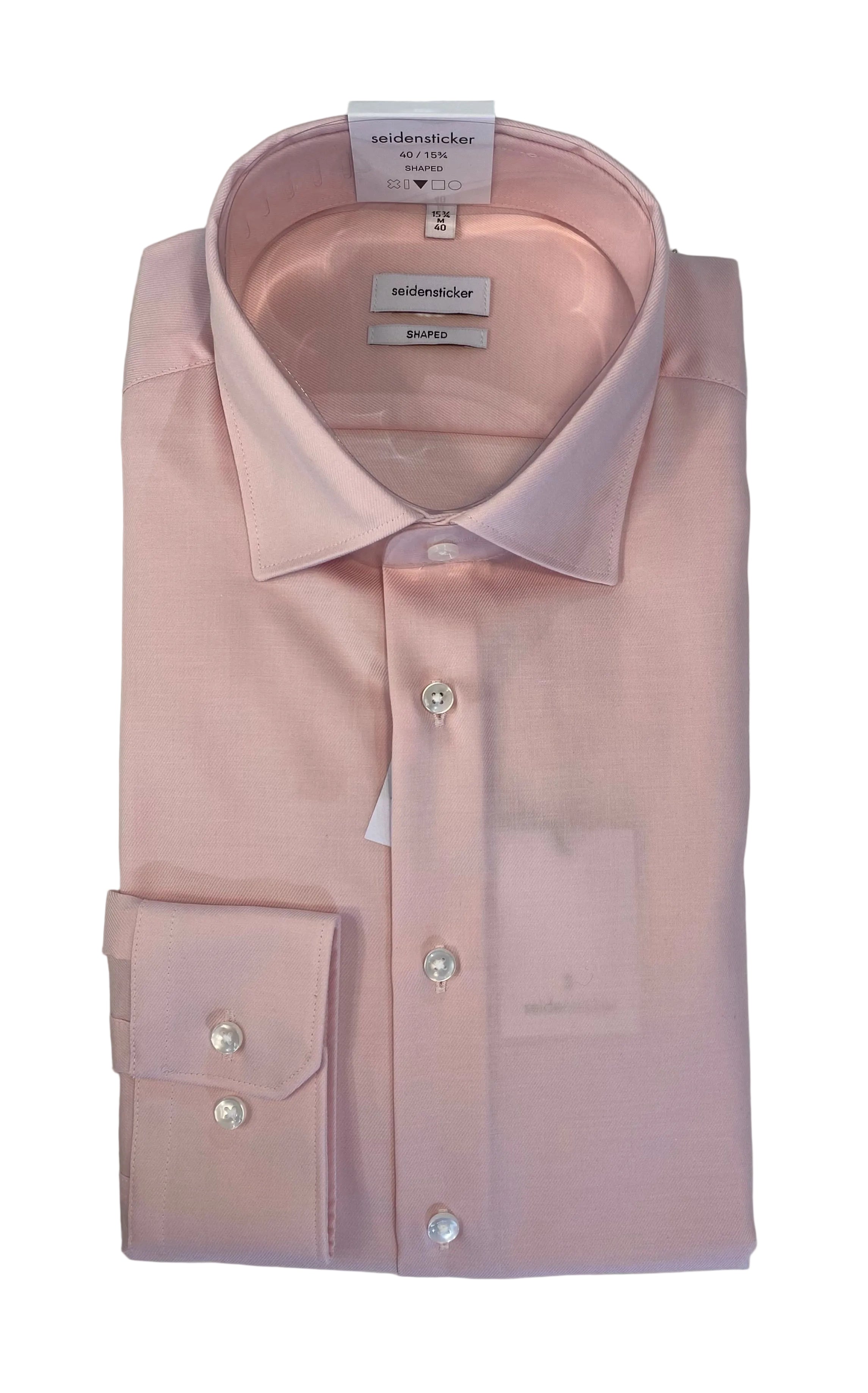 Seidensticker kauluspaita Shaped Vaaleanpunainen