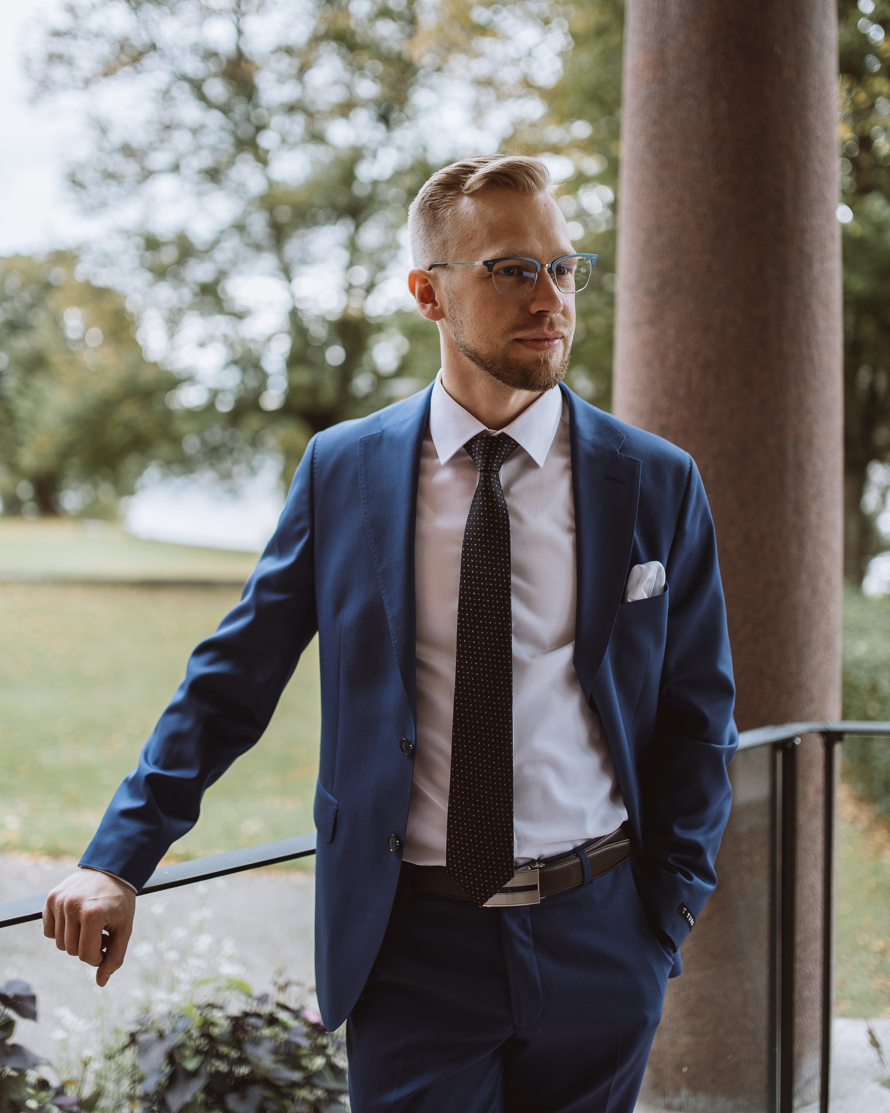 TURO villapuku, kirkkaansininen Vitale Barberis "JADEN+HELSINKI 8381/67"