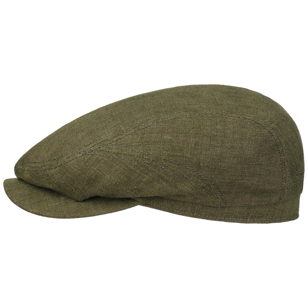 Stetson vihreä pellava lippalakki "Belfast Linen Flat Cap"