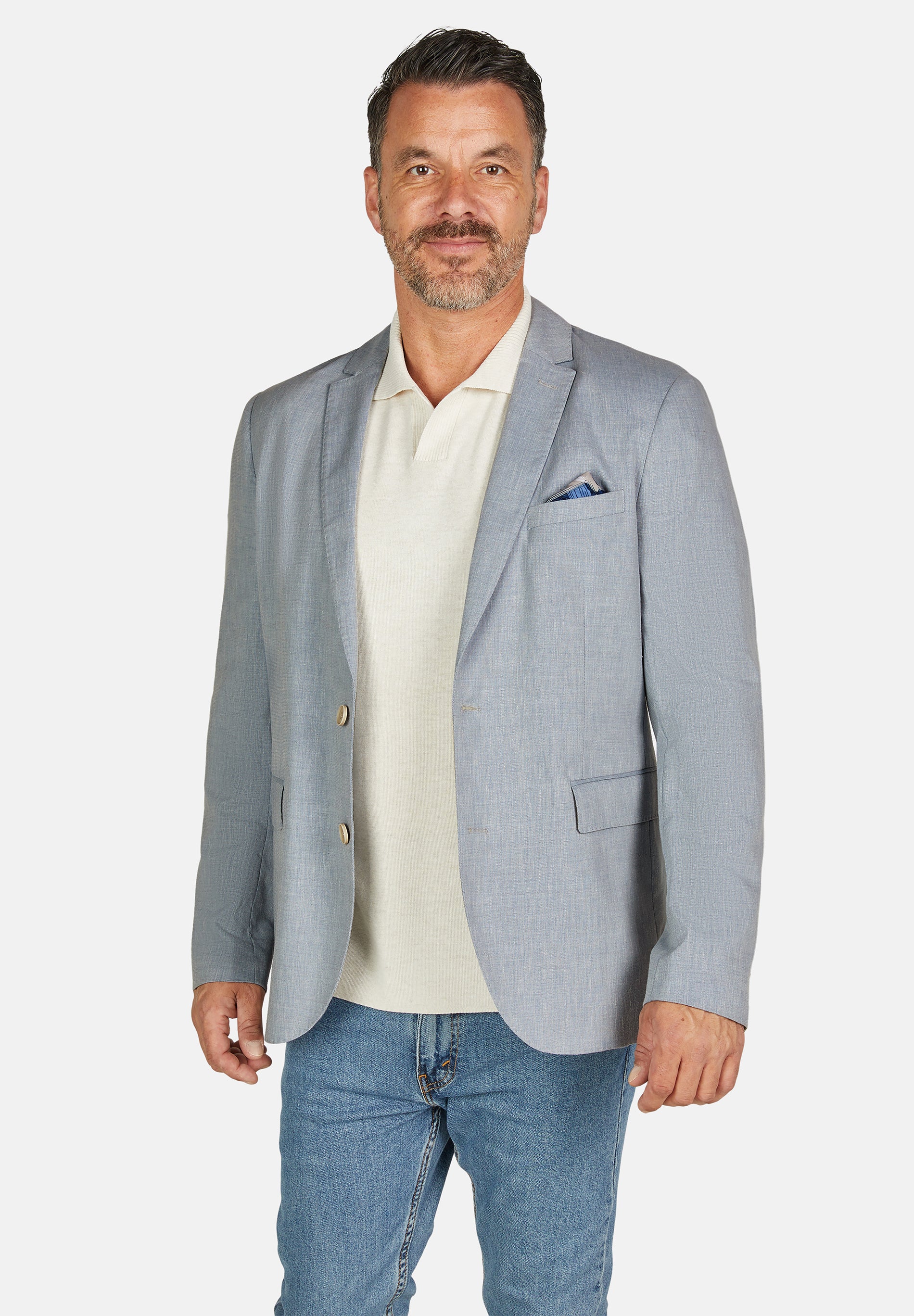 Calamar pellavableiseri vaaleansininen