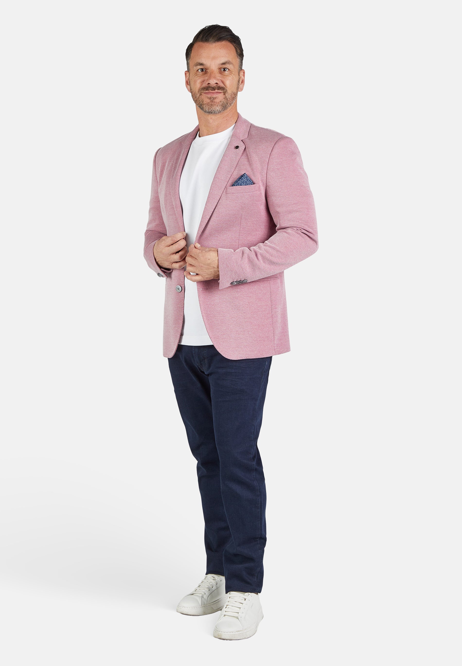 Calamar jersey bleiseri vaaleanpunainen