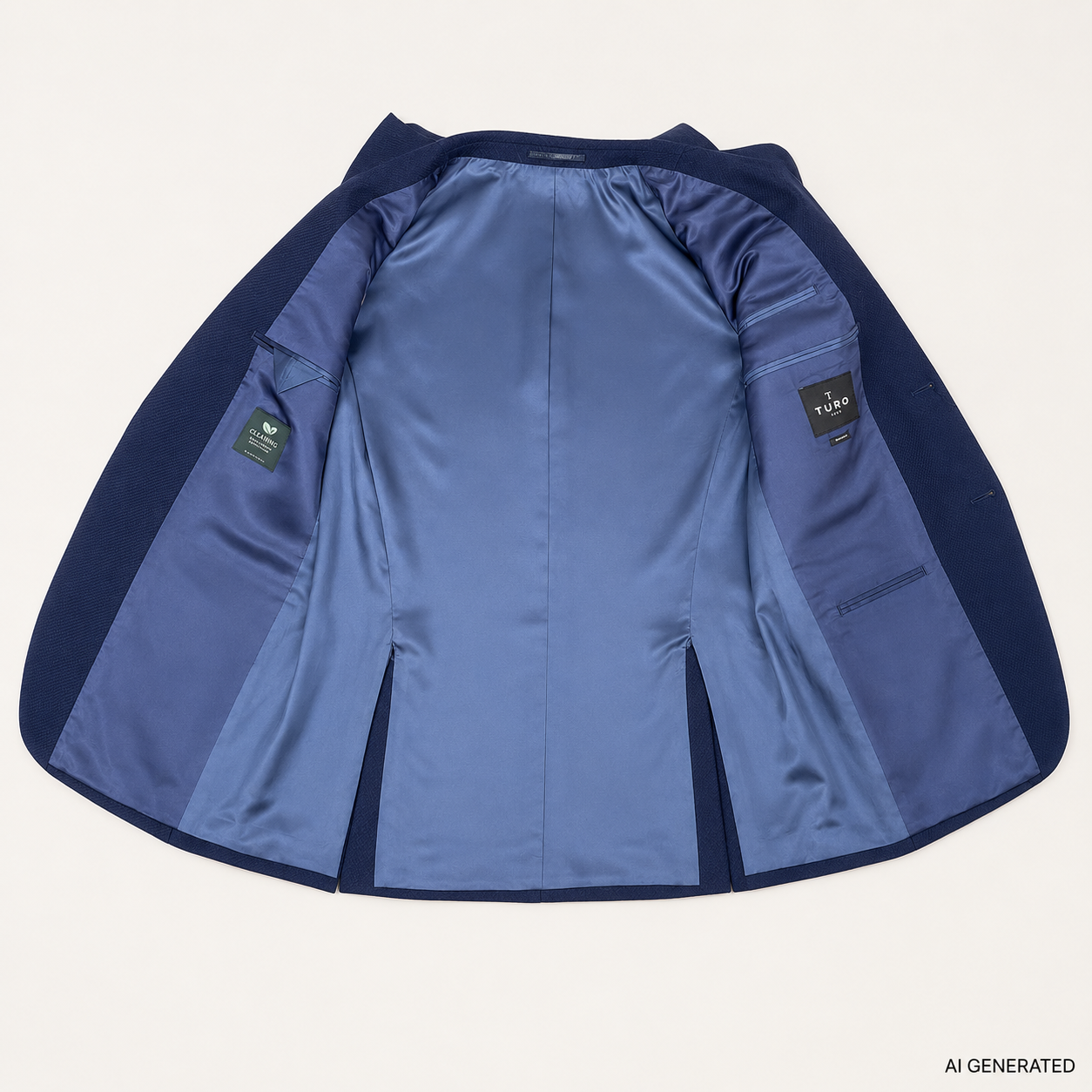 Turo Bologna navy villa bleiseri modern fit Marlane