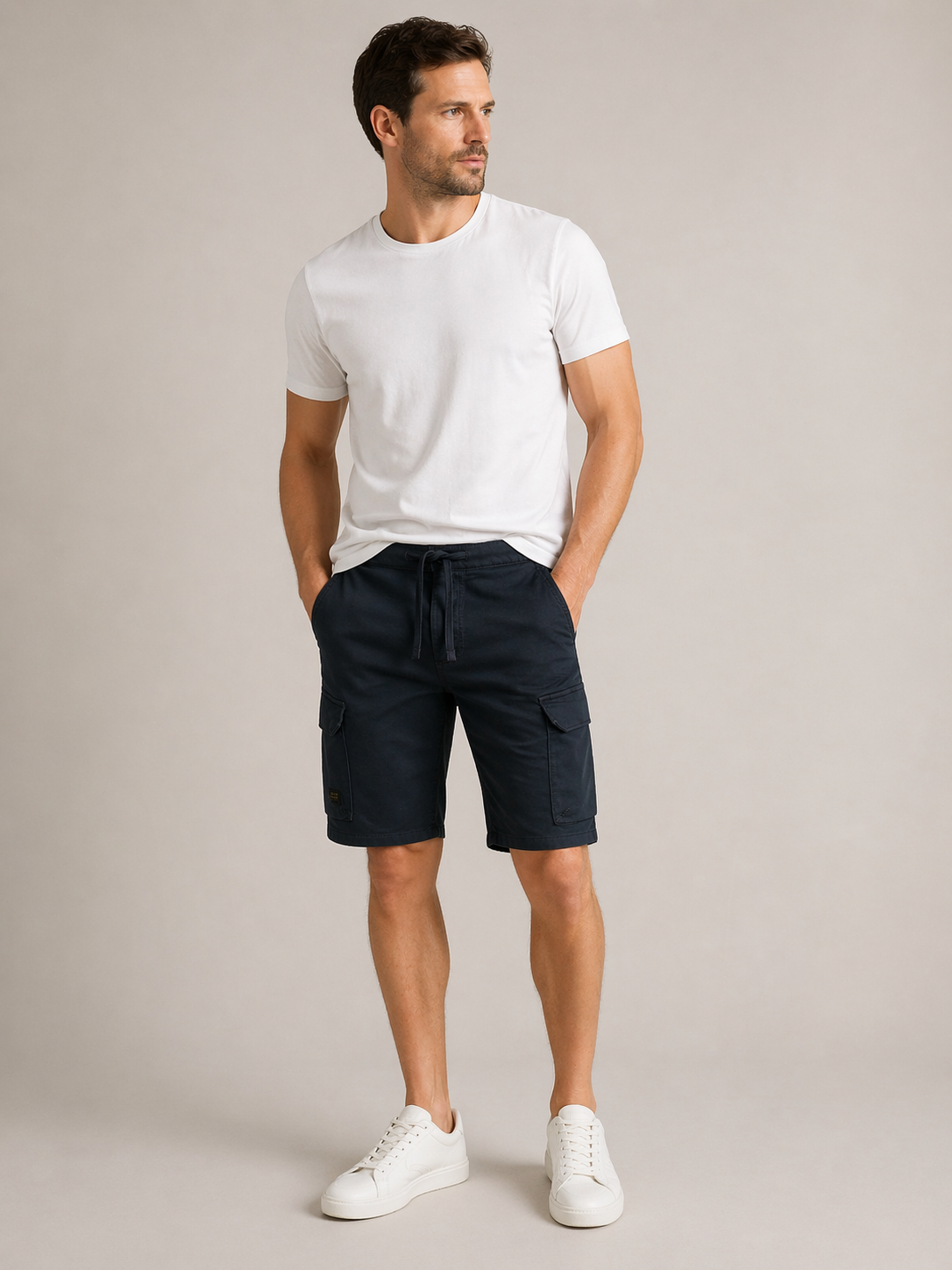 Camel Active regular fit shortsit fleXXXactive sininen