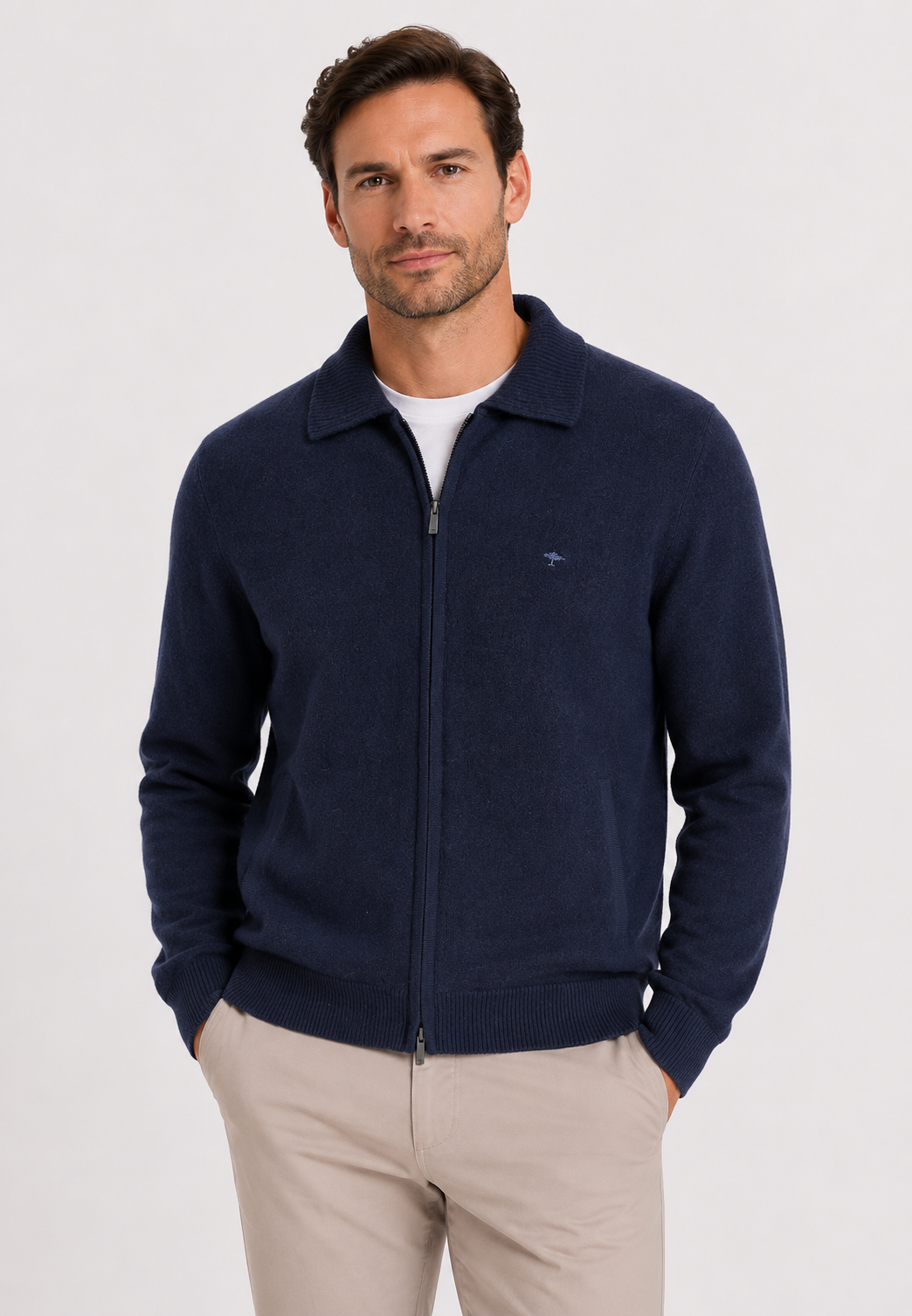 Fynch-Hatton navy villatakki boiled wool