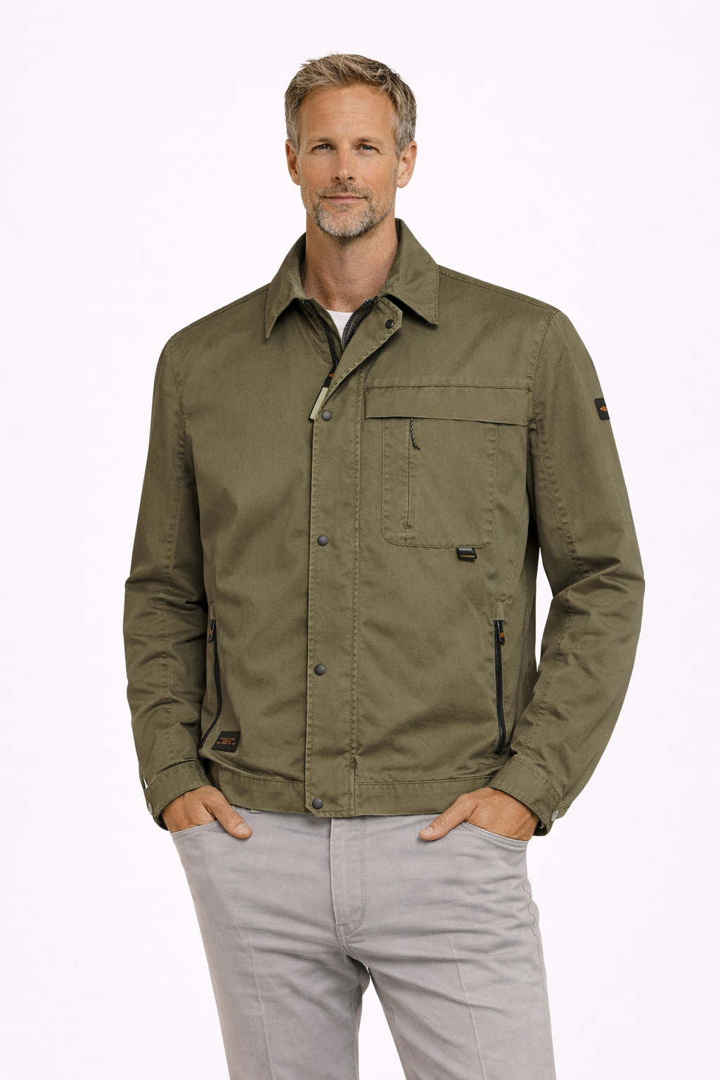 Camel Active kevyt kangastakki vihreä