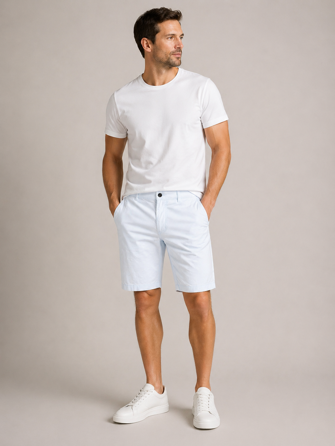Camel Active bermudashortsit vaaleansininen regular fit