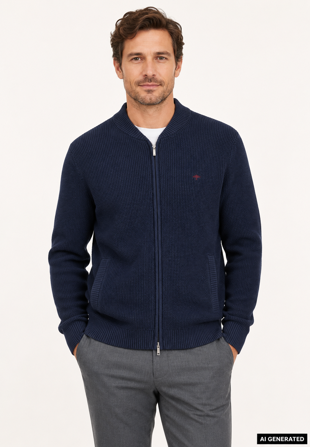 Fynch-Hatton navy Neuletakki